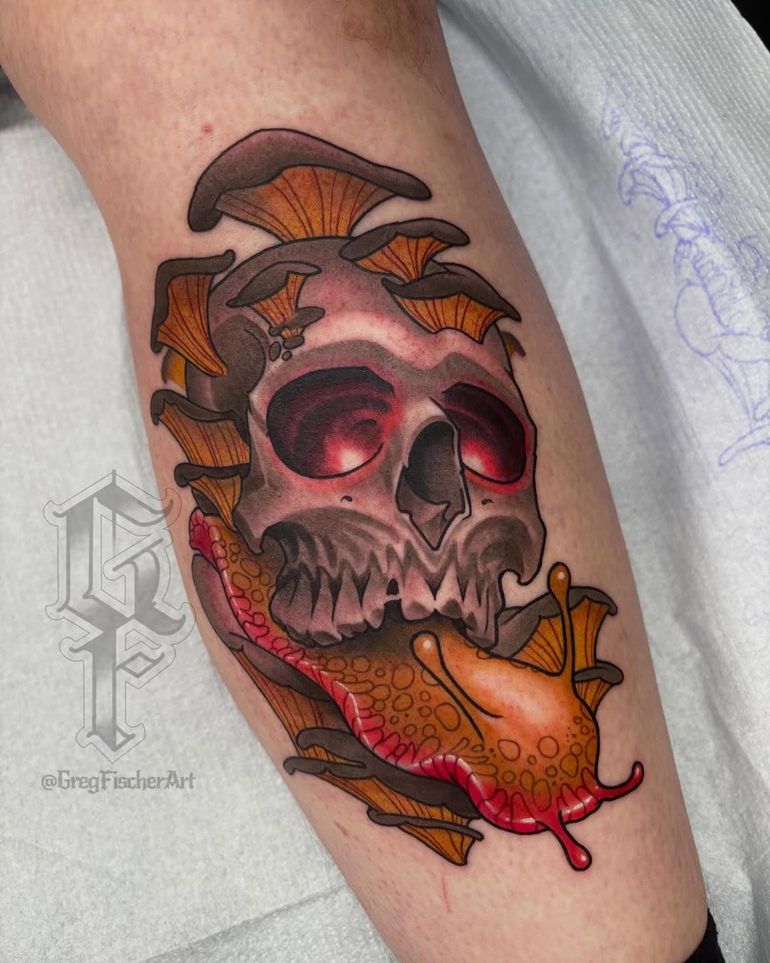 Tattoo by @gregfischerart โ neo_traditional, realism