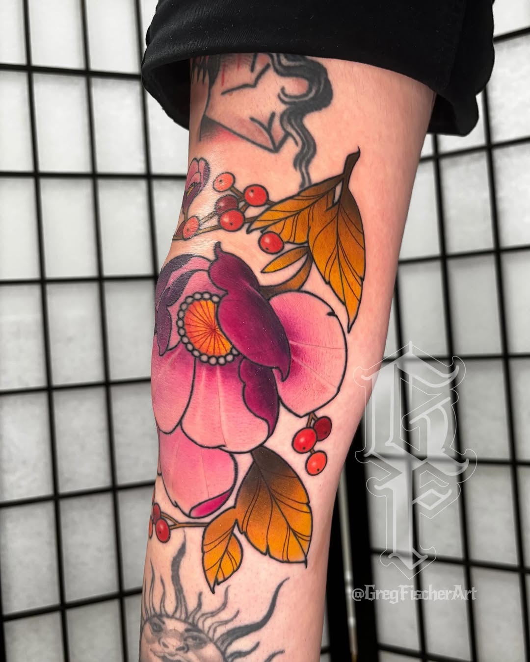 Tattoo by @gregfischerart โ neo_traditional