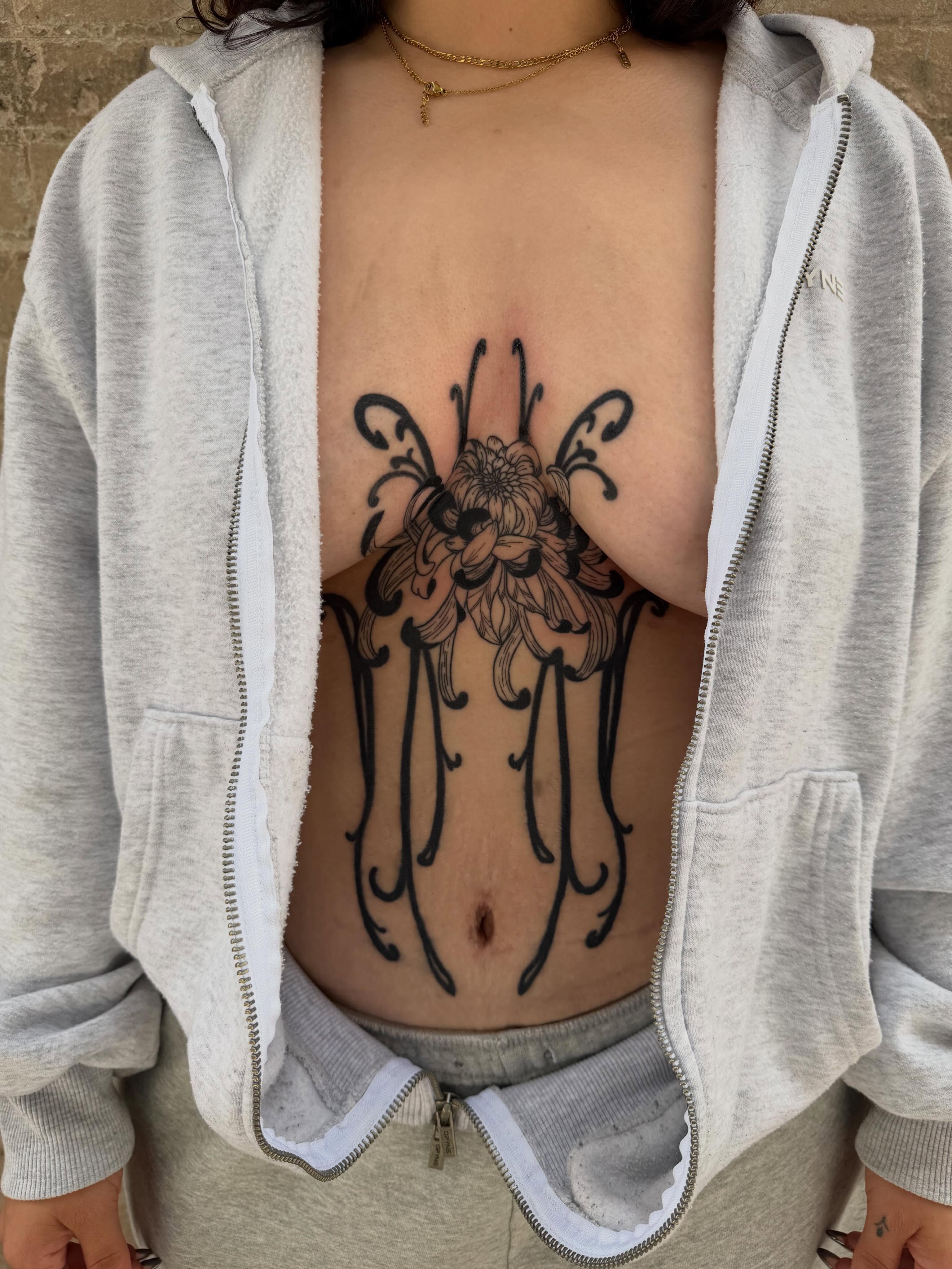 Tattoo by @blackstatictattoos — black_and_grey