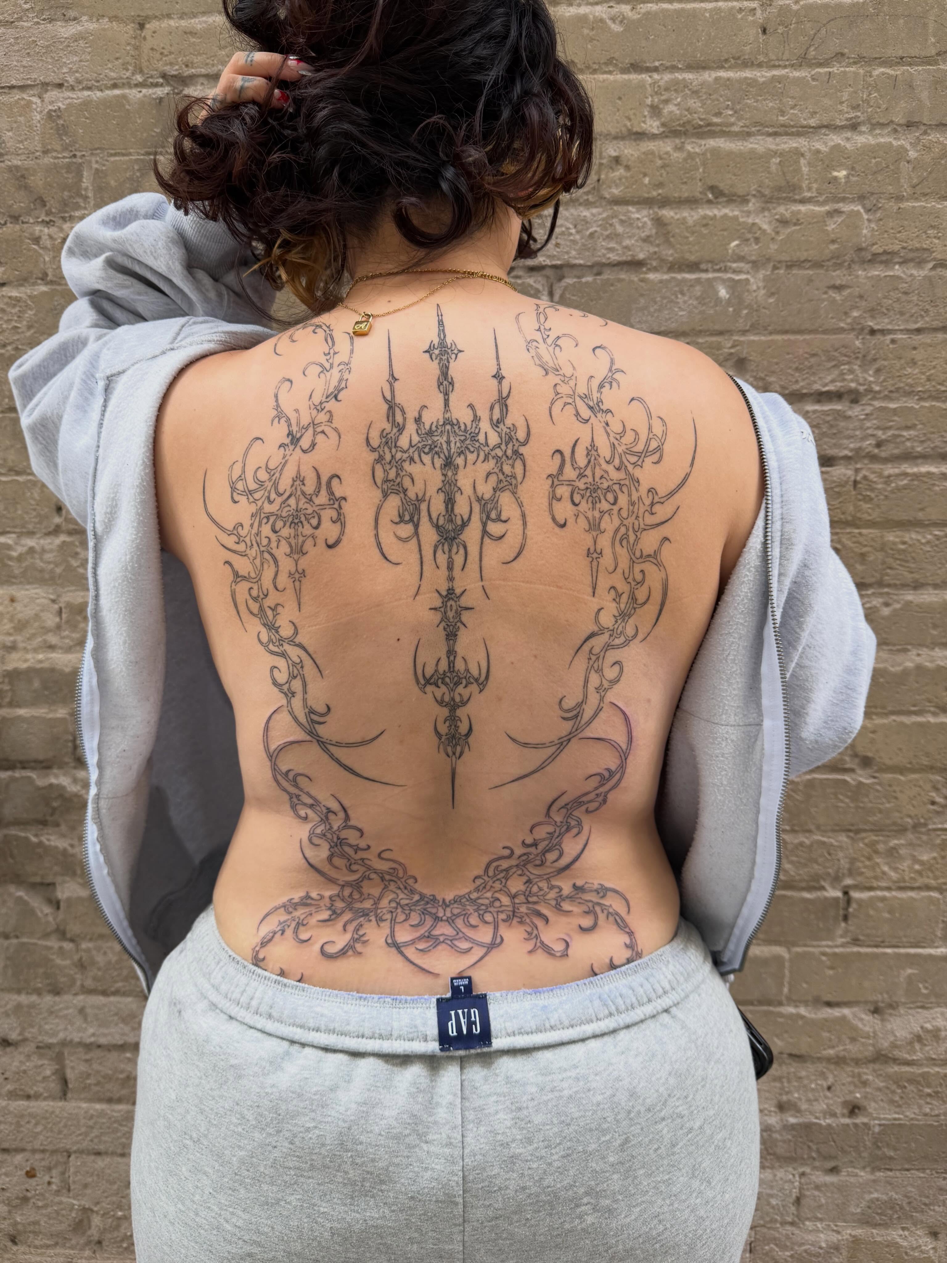 Tattoo by @blackstatictattoos — ornamental