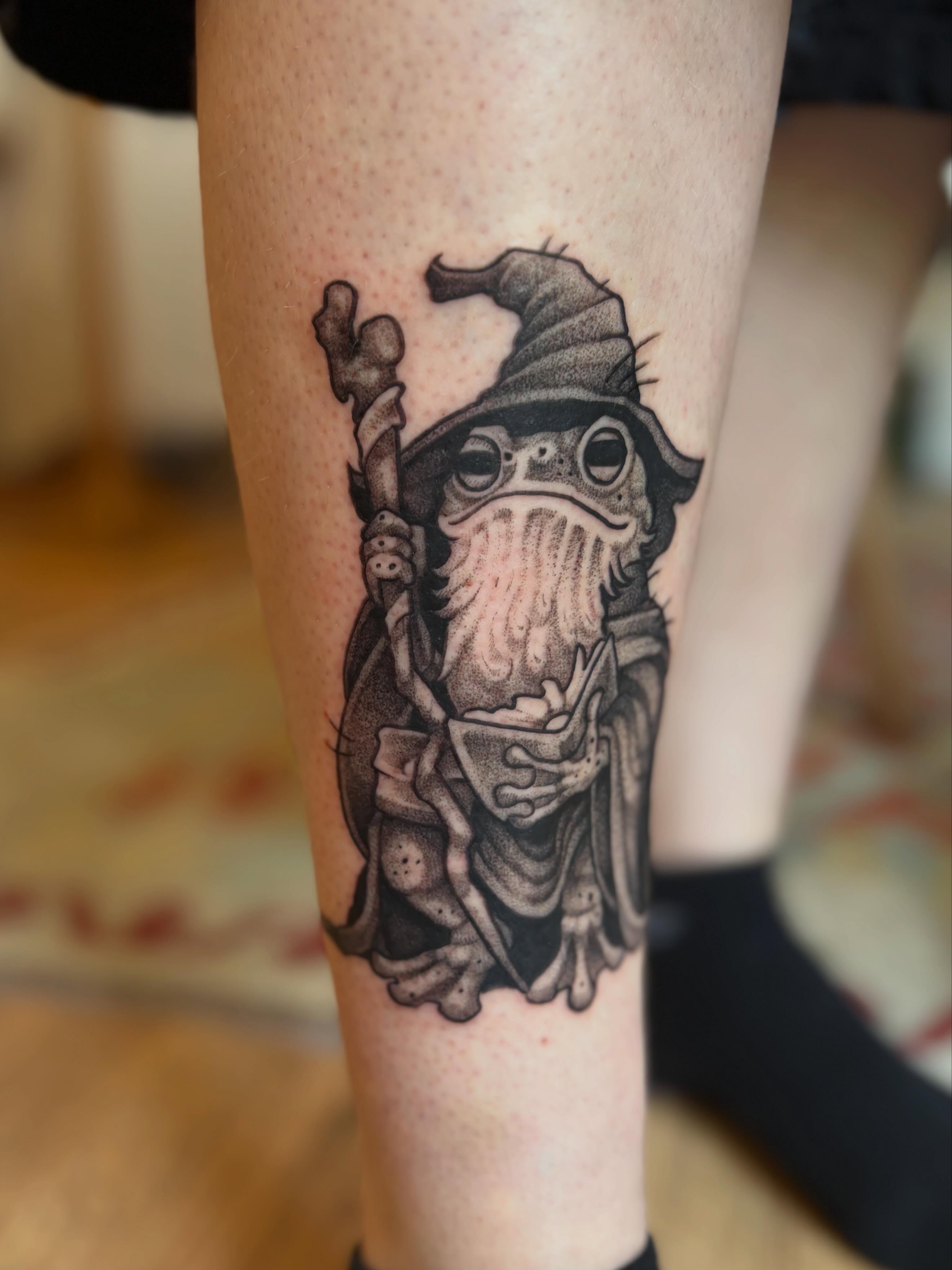 Tattoo by @seanbaldwintattoos — dotwork, black_and_grey