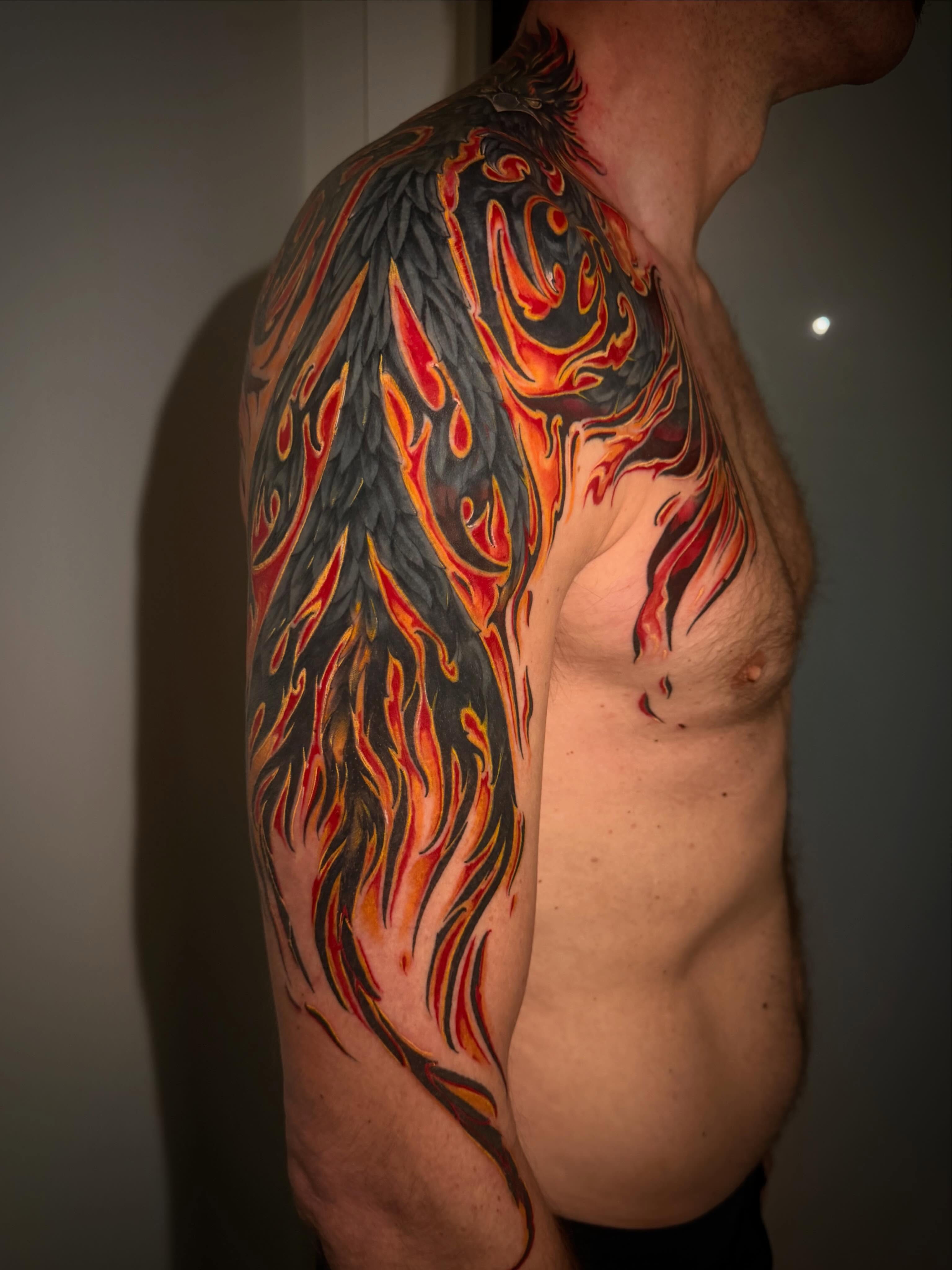 Tattoo by @whitehorsetattooing — new_school
