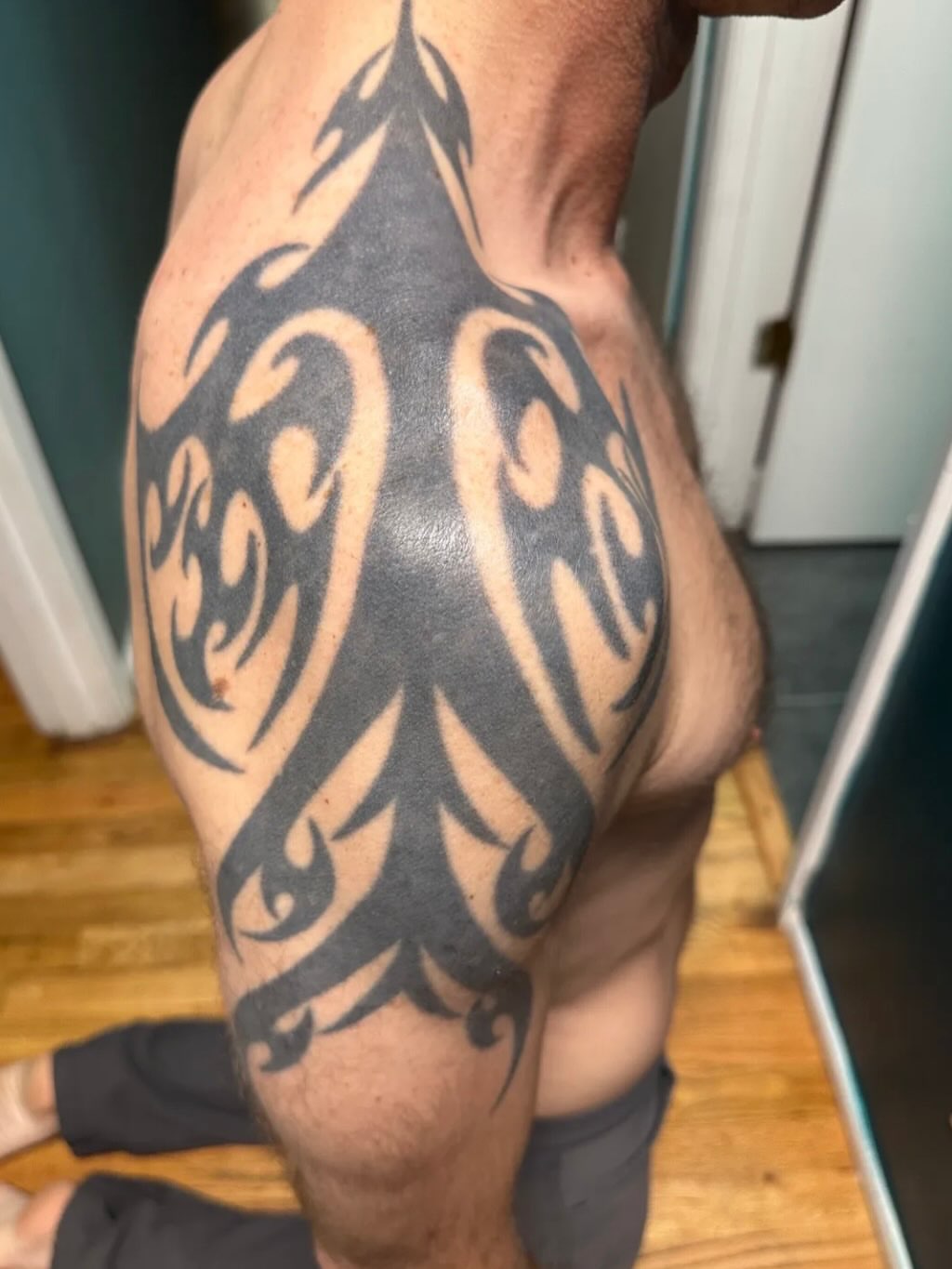 Tattoo by @whitehorsetattooing — tribal