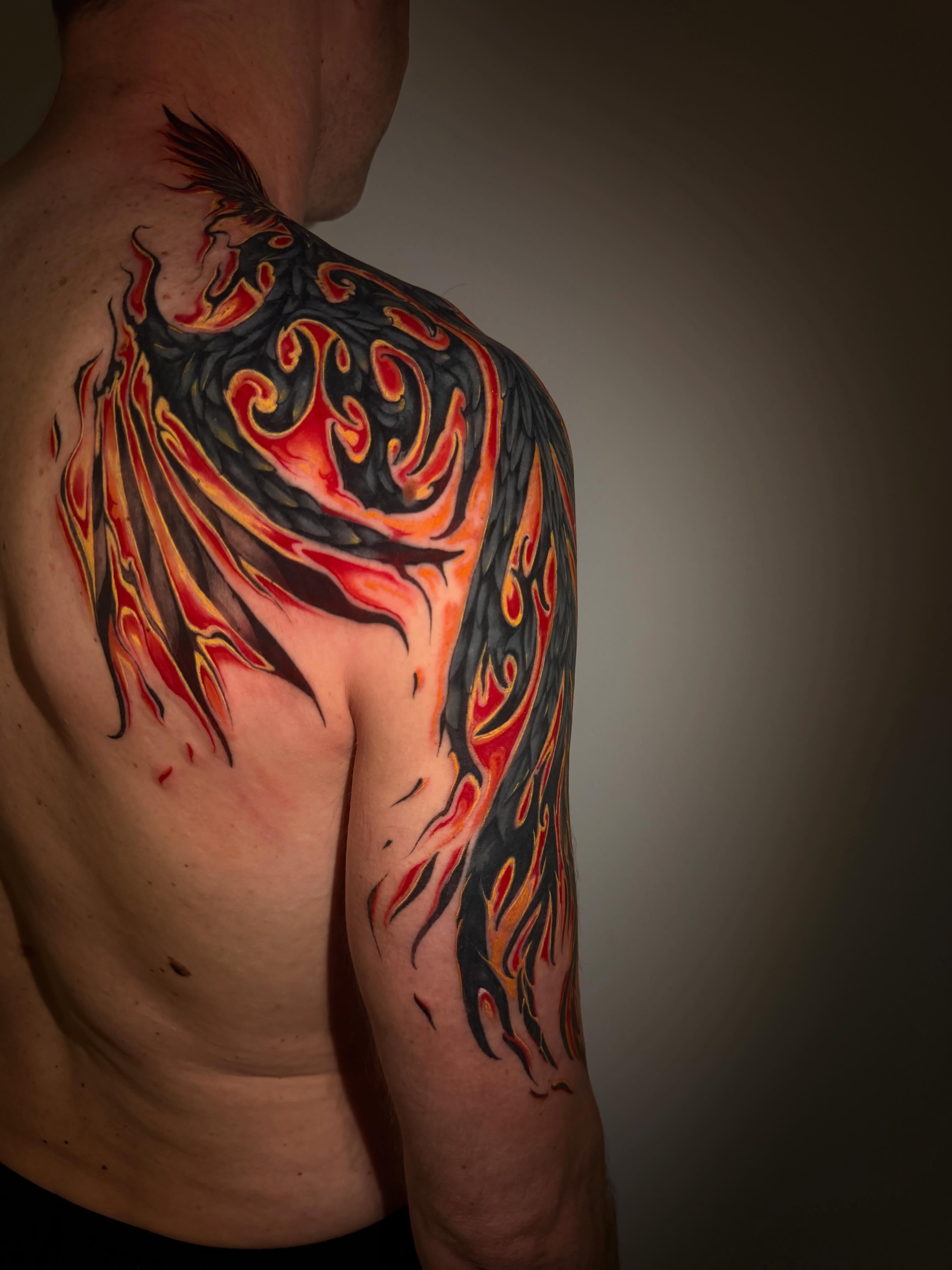 Tattoo by @whitehorsetattooing — tribal