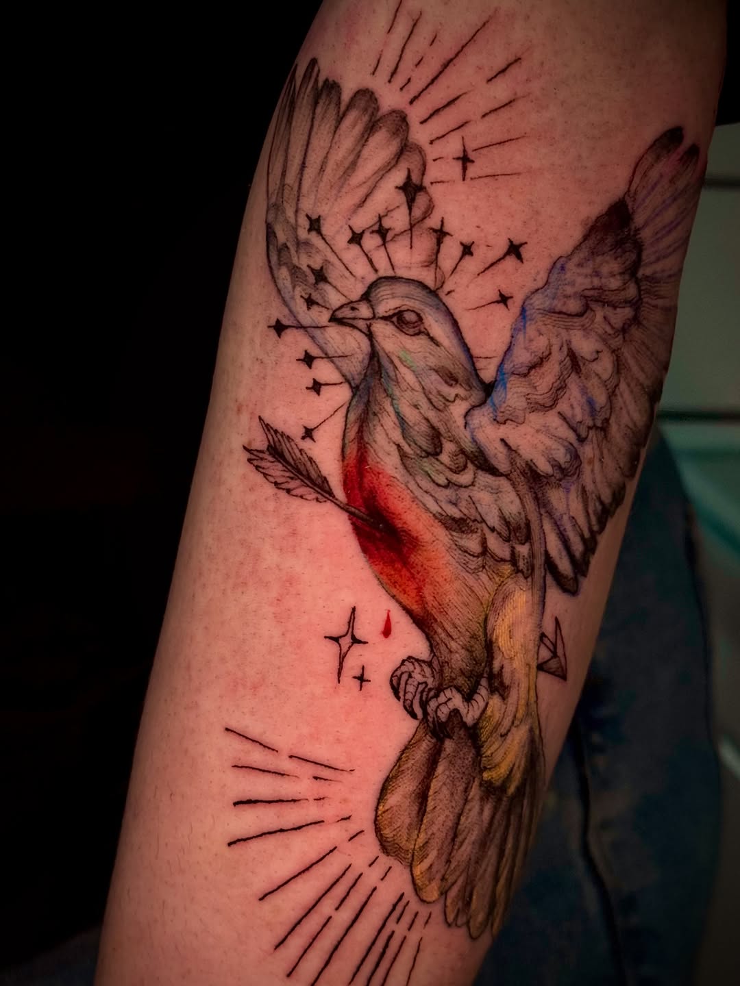 Tattoo by @jazzstabz — illustrative, black_and_grey