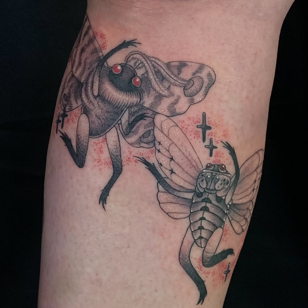 Tattoo by @vvxtattoos โ new_school, black_and_grey