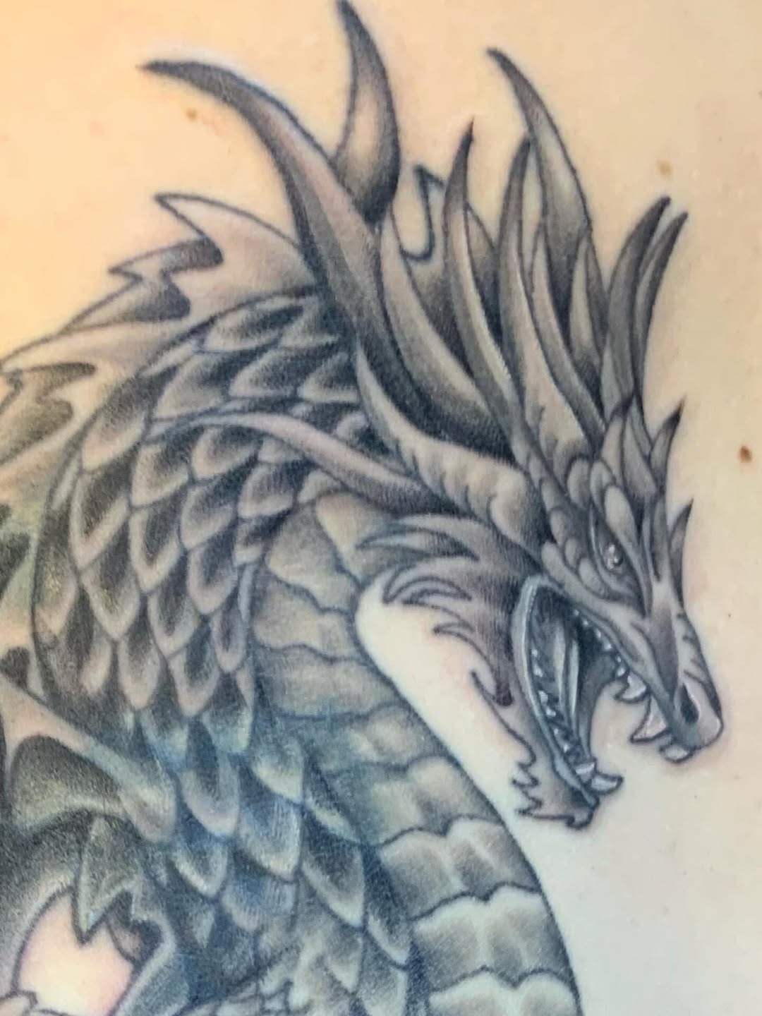 Tattoo by @electricpagan — japanese_irezumi, black_and_grey