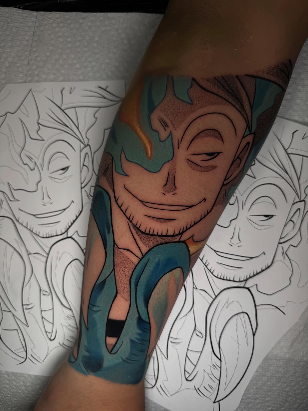 Tattoo by @rustik_uno — anime