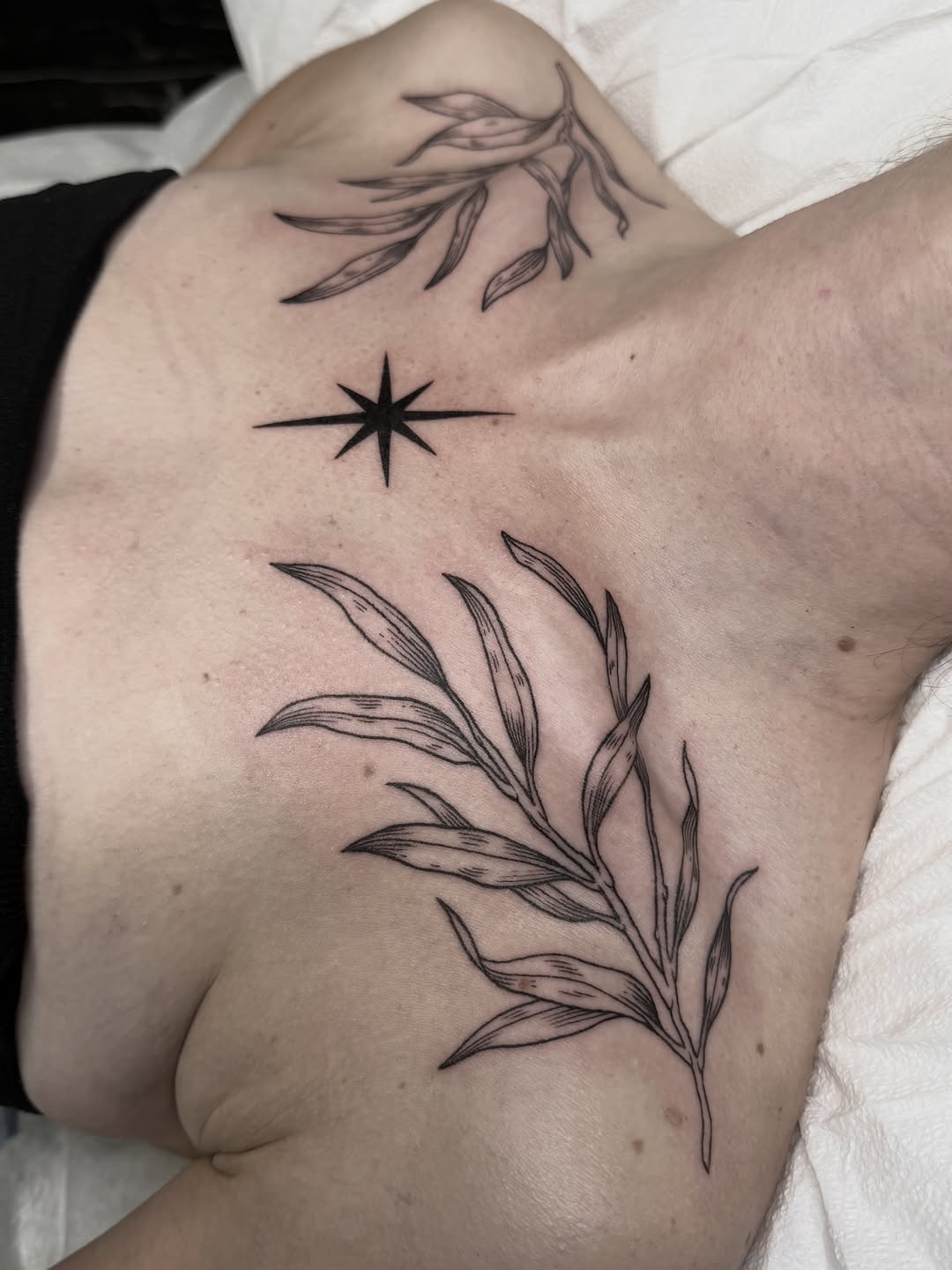 Tattoo by @darkhatchings — fine_line, black_and_grey