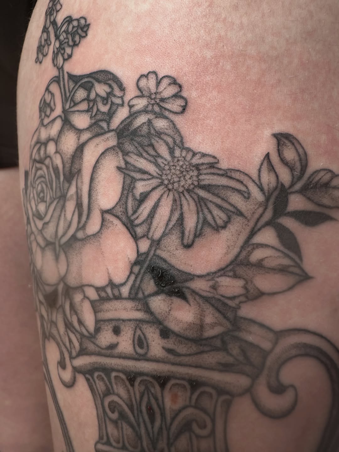 Tattoo by @tattooshananigans — black_and_grey, realism