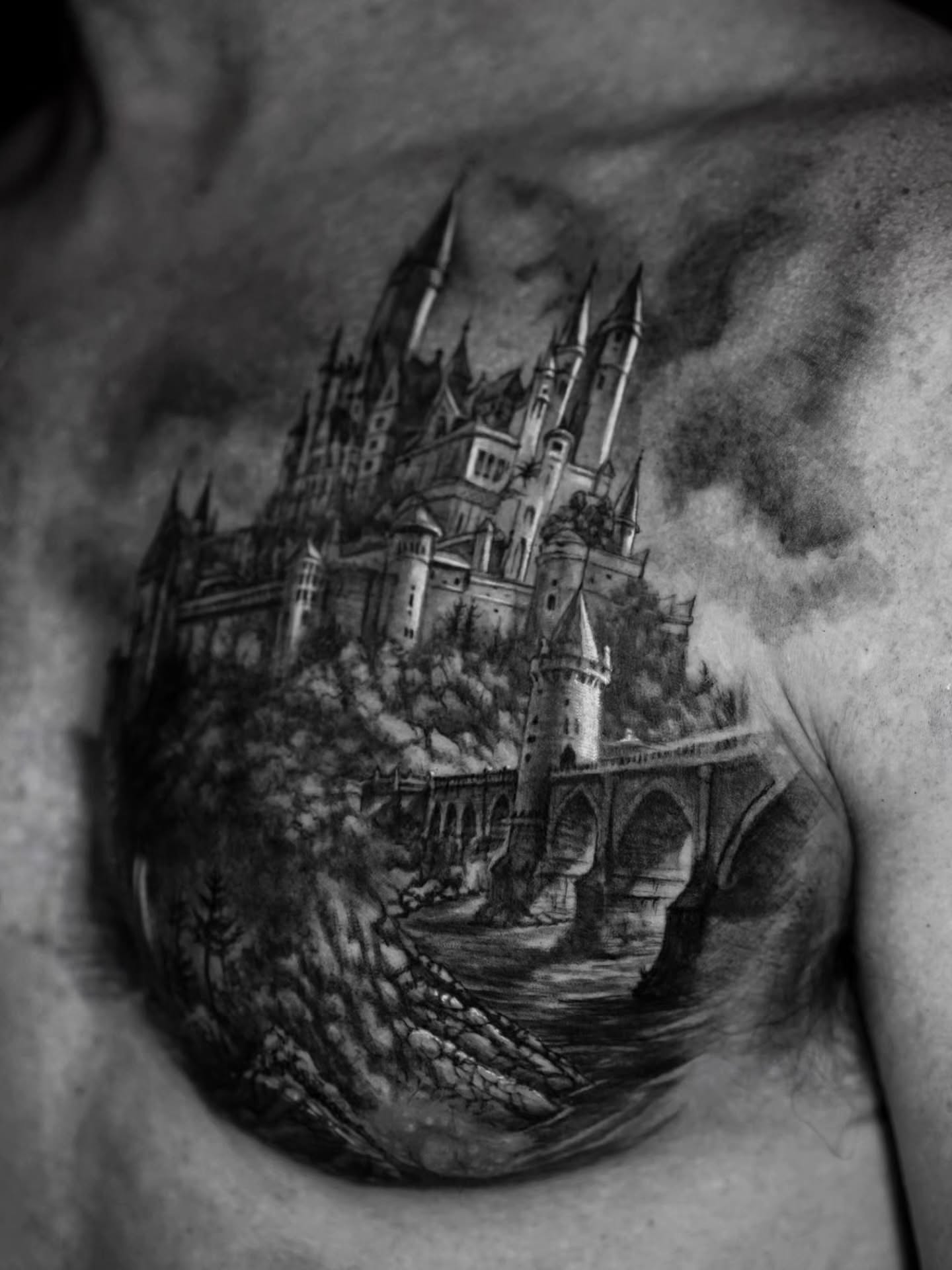 Tattoo by @stefanoalcantara — black_and_grey, realism