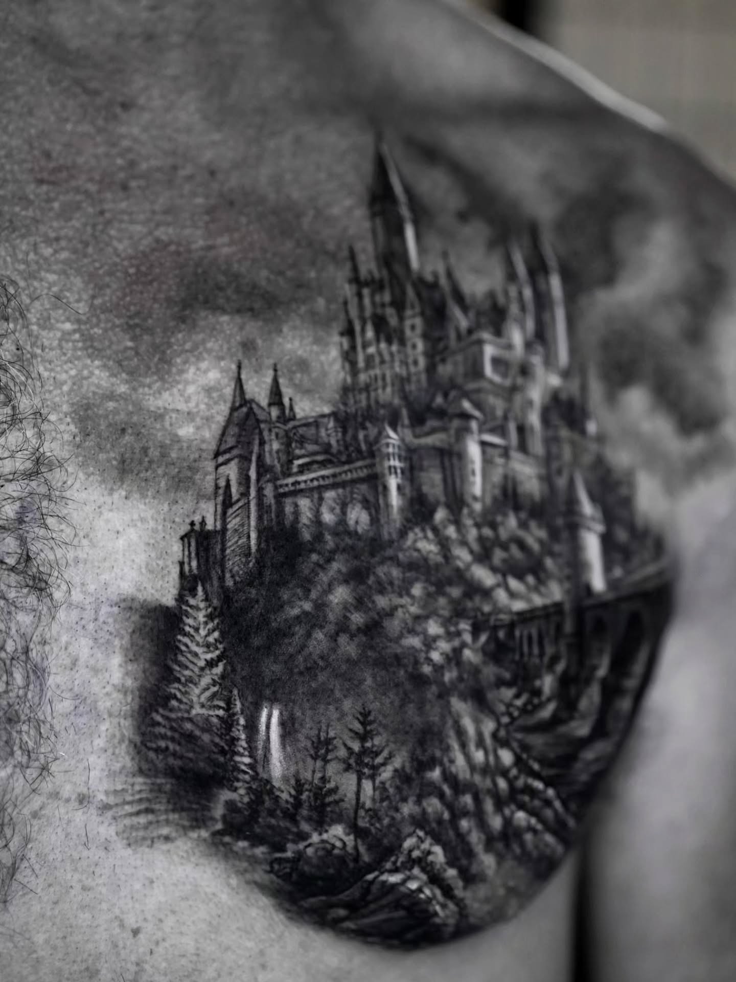 Tattoo by @stefanoalcantara — black_and_grey, realism