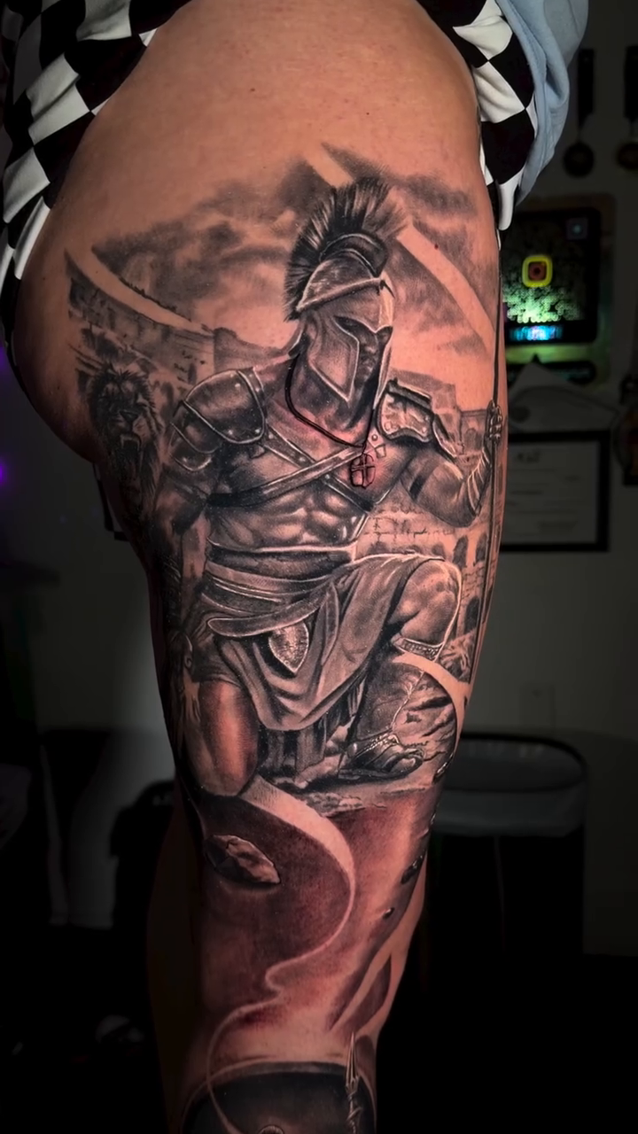 Tattoo by @tatutrust — realism, black_and_grey