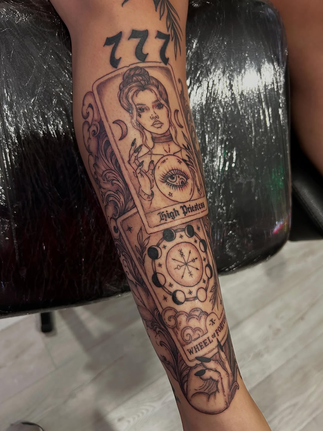 Tattoo by @jbtattooartistry — chicano, black_and_grey