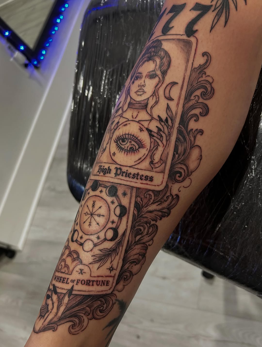 Tattoo by @jbtattooartistry — fine_line, chicano