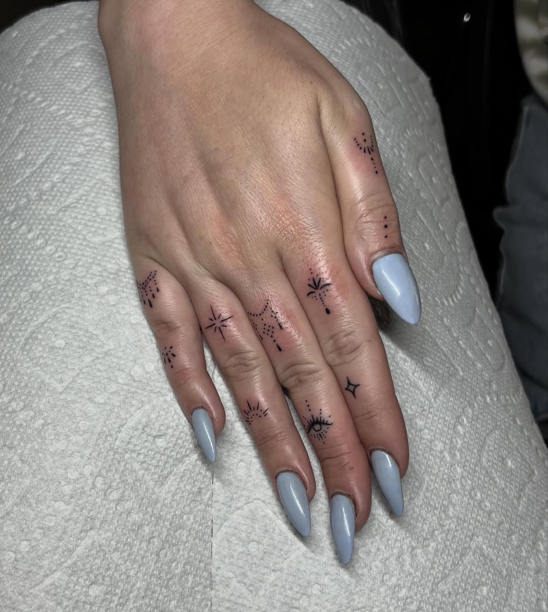 Tattoo by @carvedbyg — dotwork
