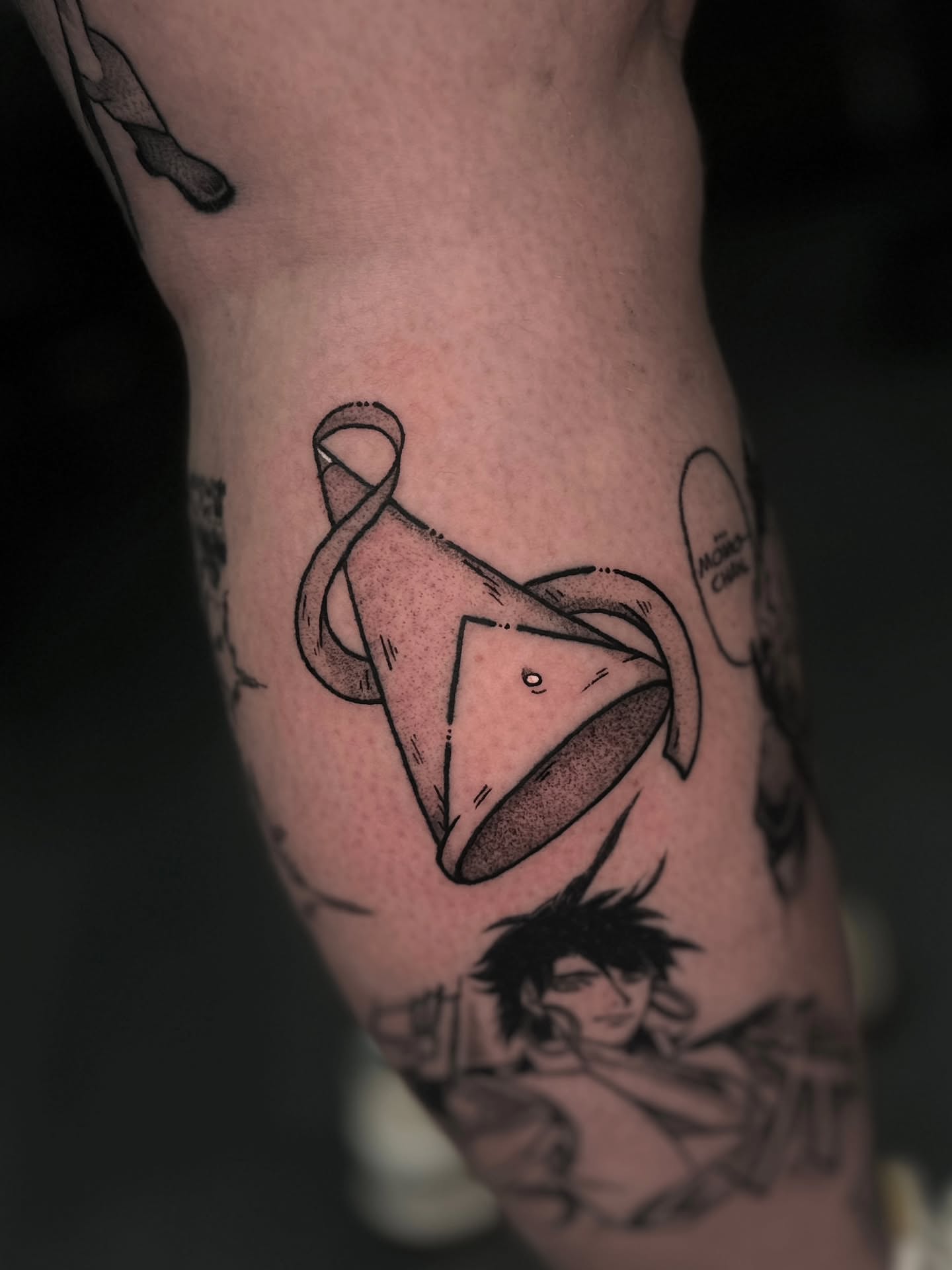 Tattoo by @benicetattoos — dotwork, geometric