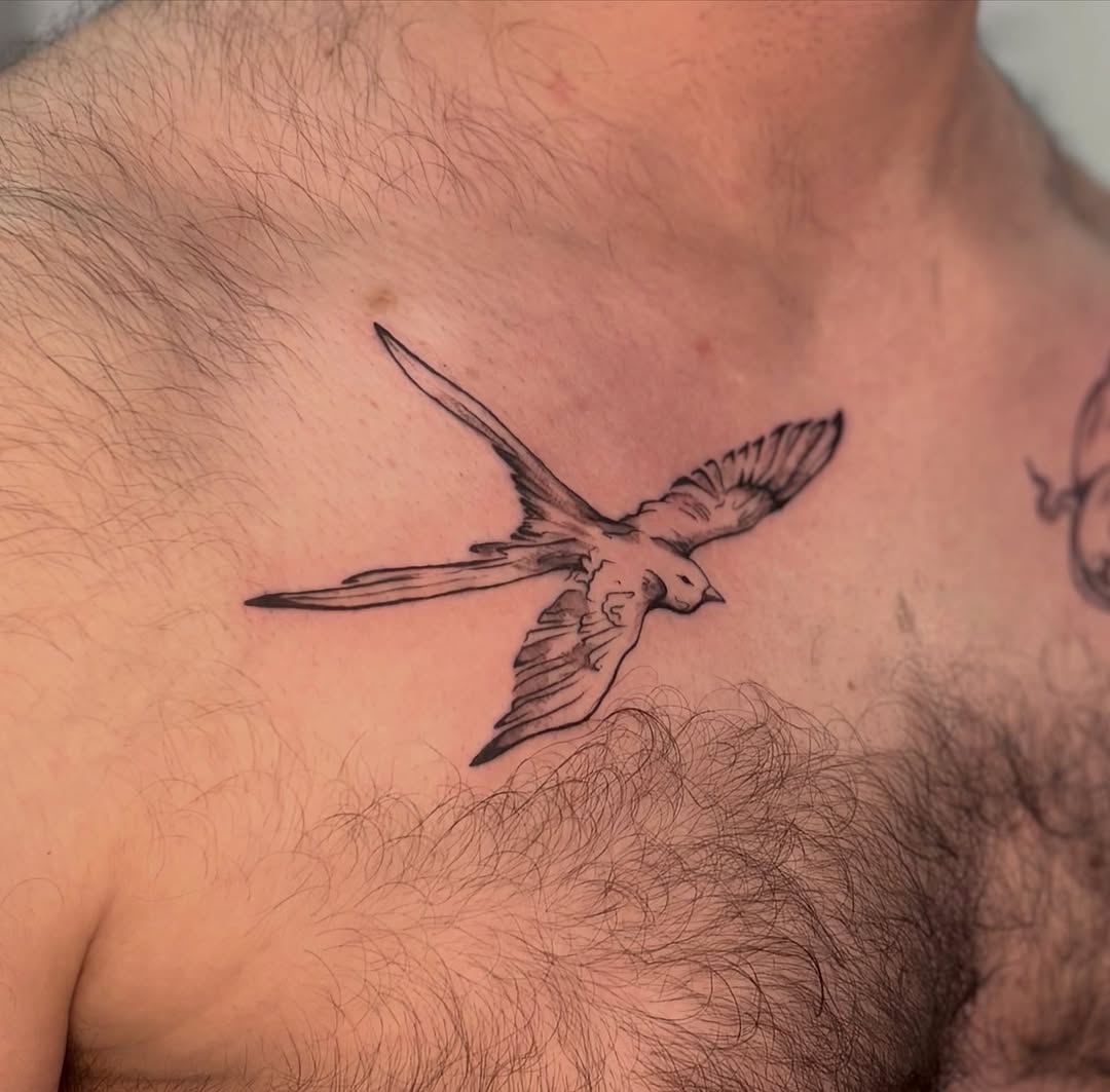 Tattoo by @soso.tattoos — fine_line, black_and_grey