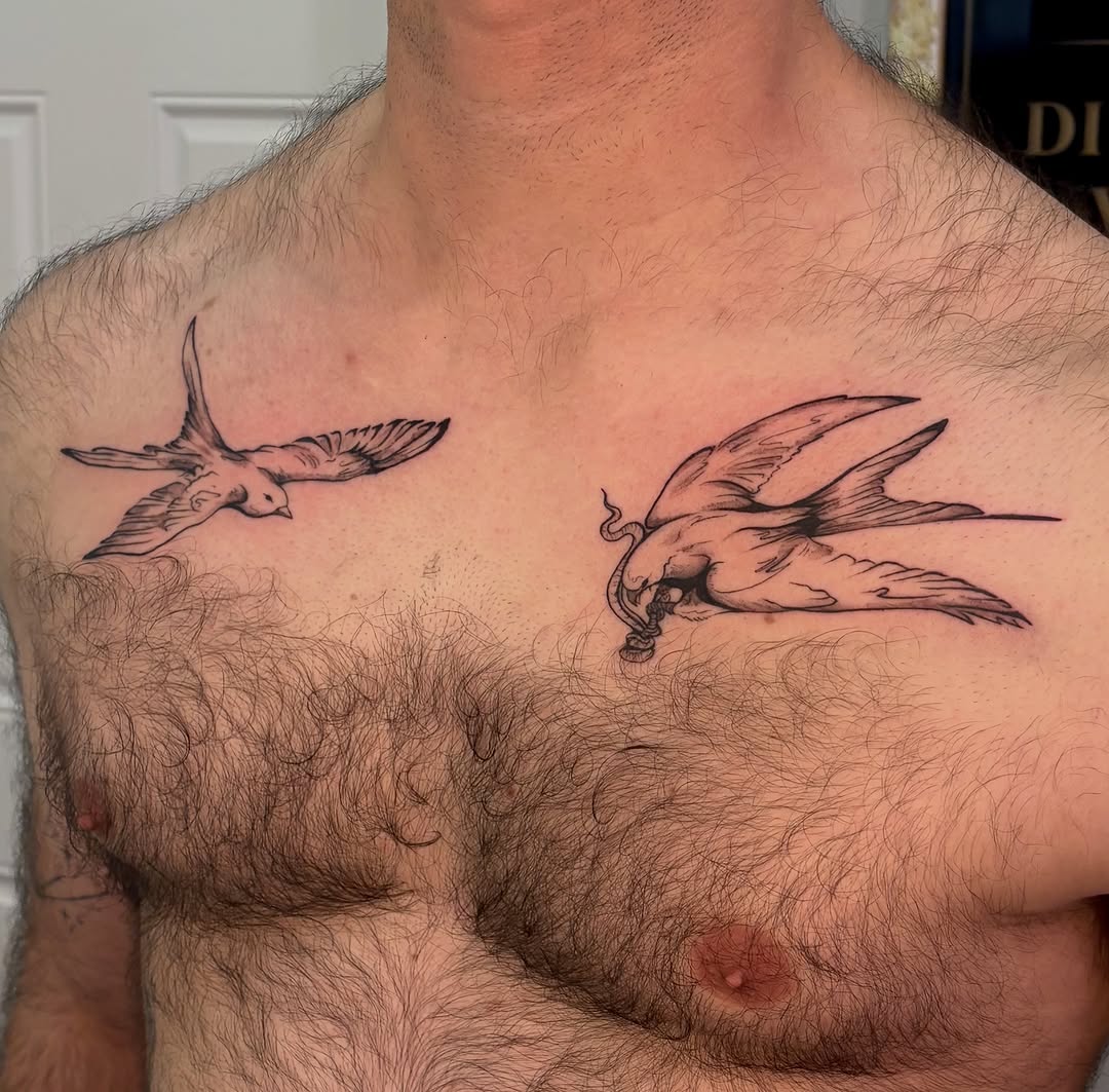 Tattoo by @soso.tattoos — fine_line, black_and_grey