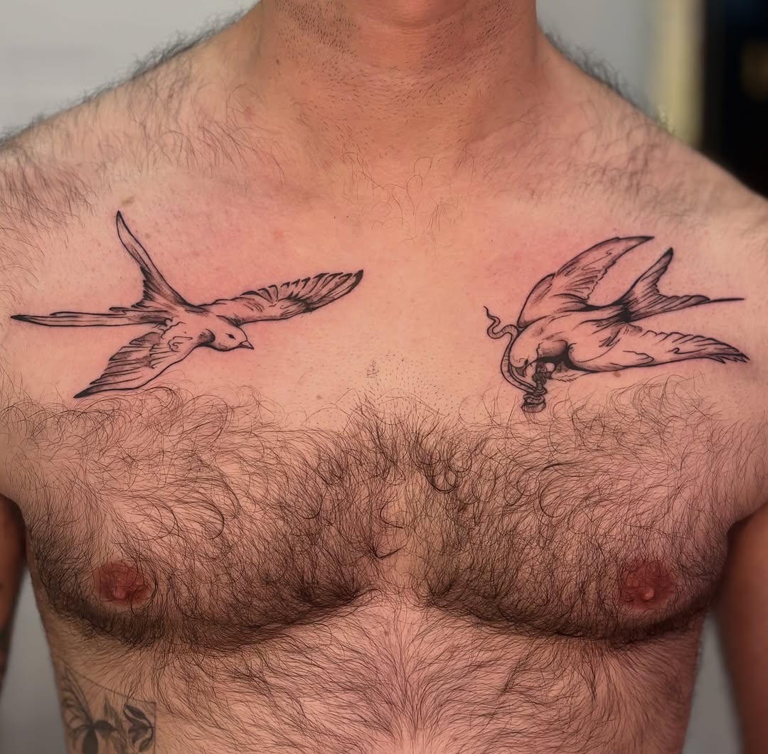 Tattoo by @soso.tattoos — fine_line, black_and_grey
