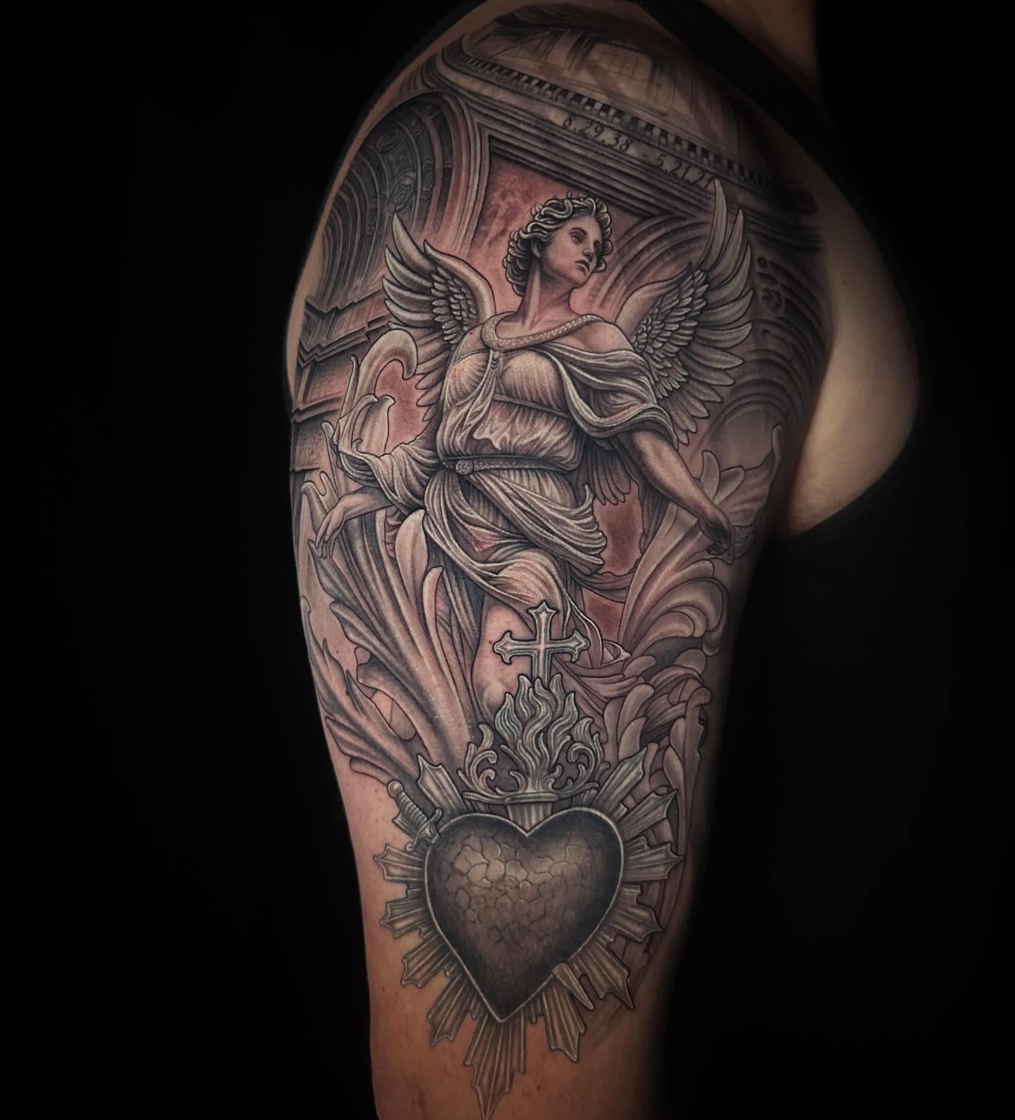 Tattoo by @jongioiatattoo — black_and_grey, realism