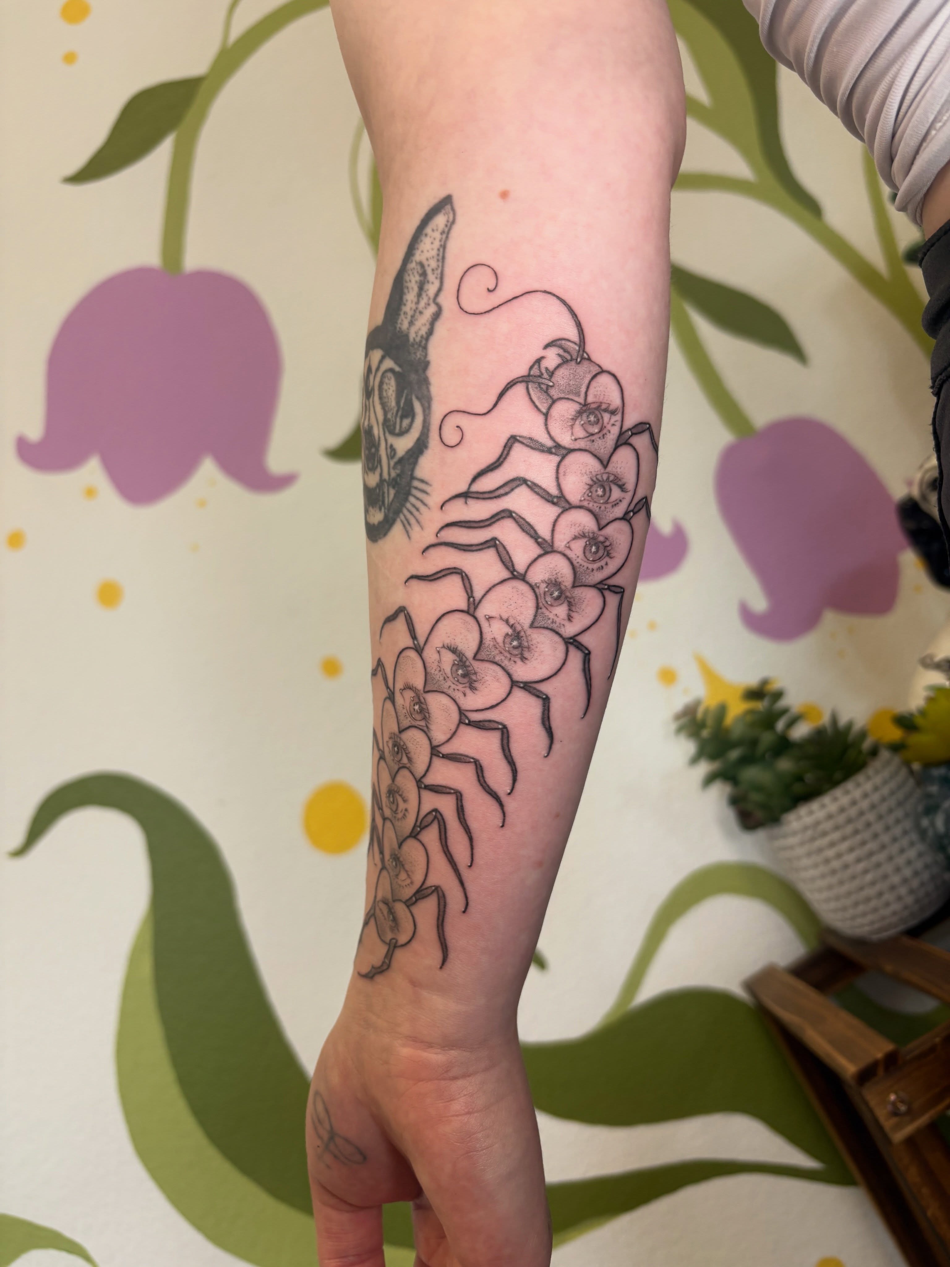 Tattoo by @amberloutattoo — black_and_grey