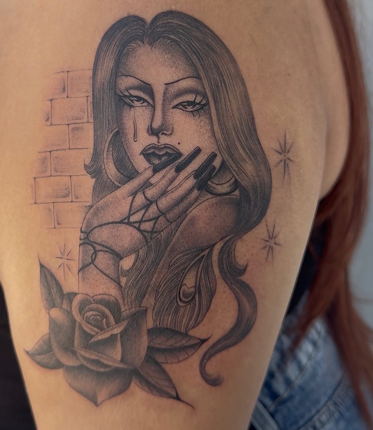 Tattoo by @heidiestradatattoos — american_traditional, realism