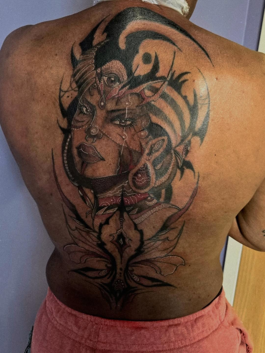 Tattoo by @swampfairie.tattoos — black_and_grey, ornamental