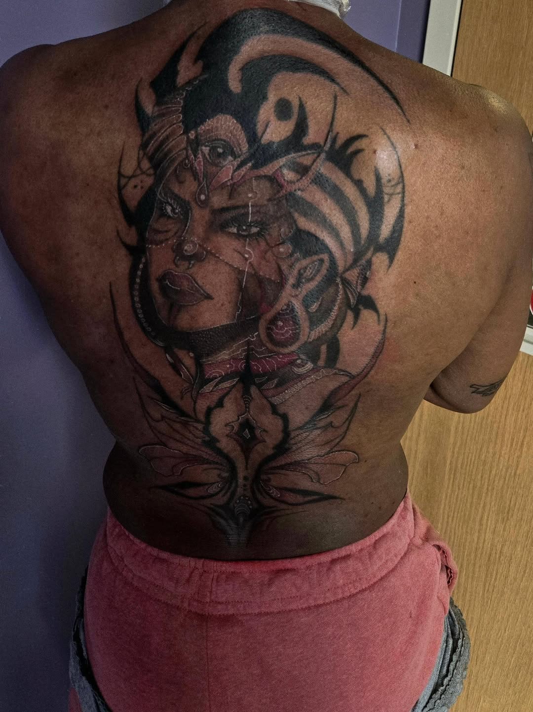 Tattoo by @swampfairie.tattoos — black_and_grey, ornamental