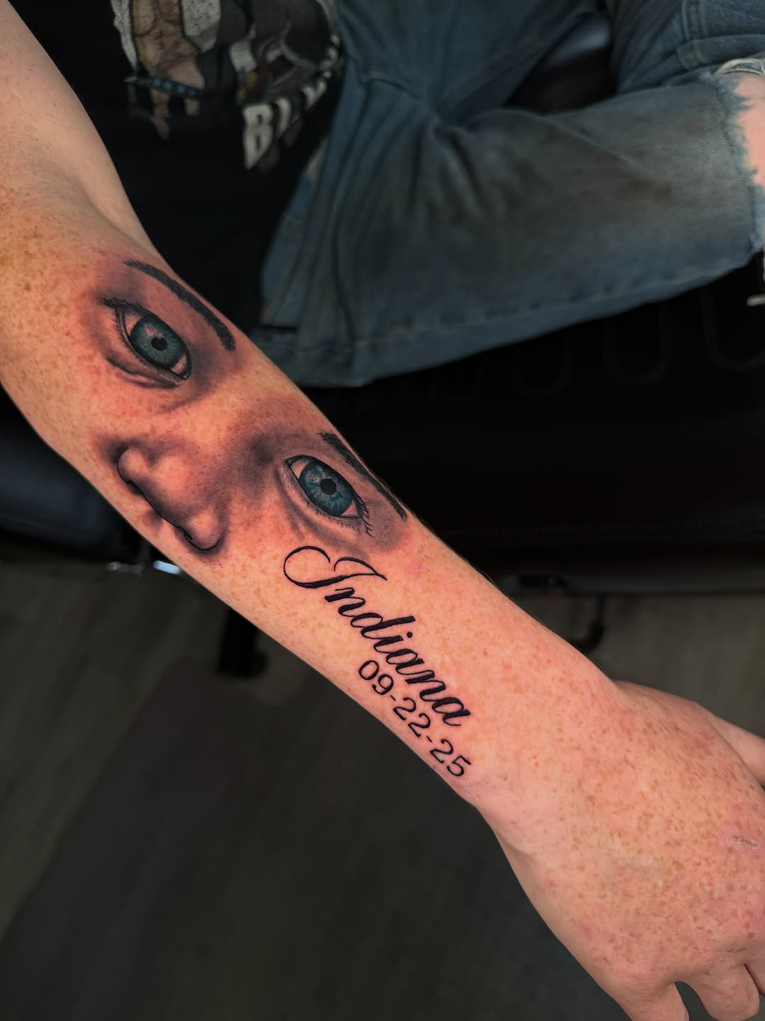 Tattoo by @subhumanninja — realism, lettering_script