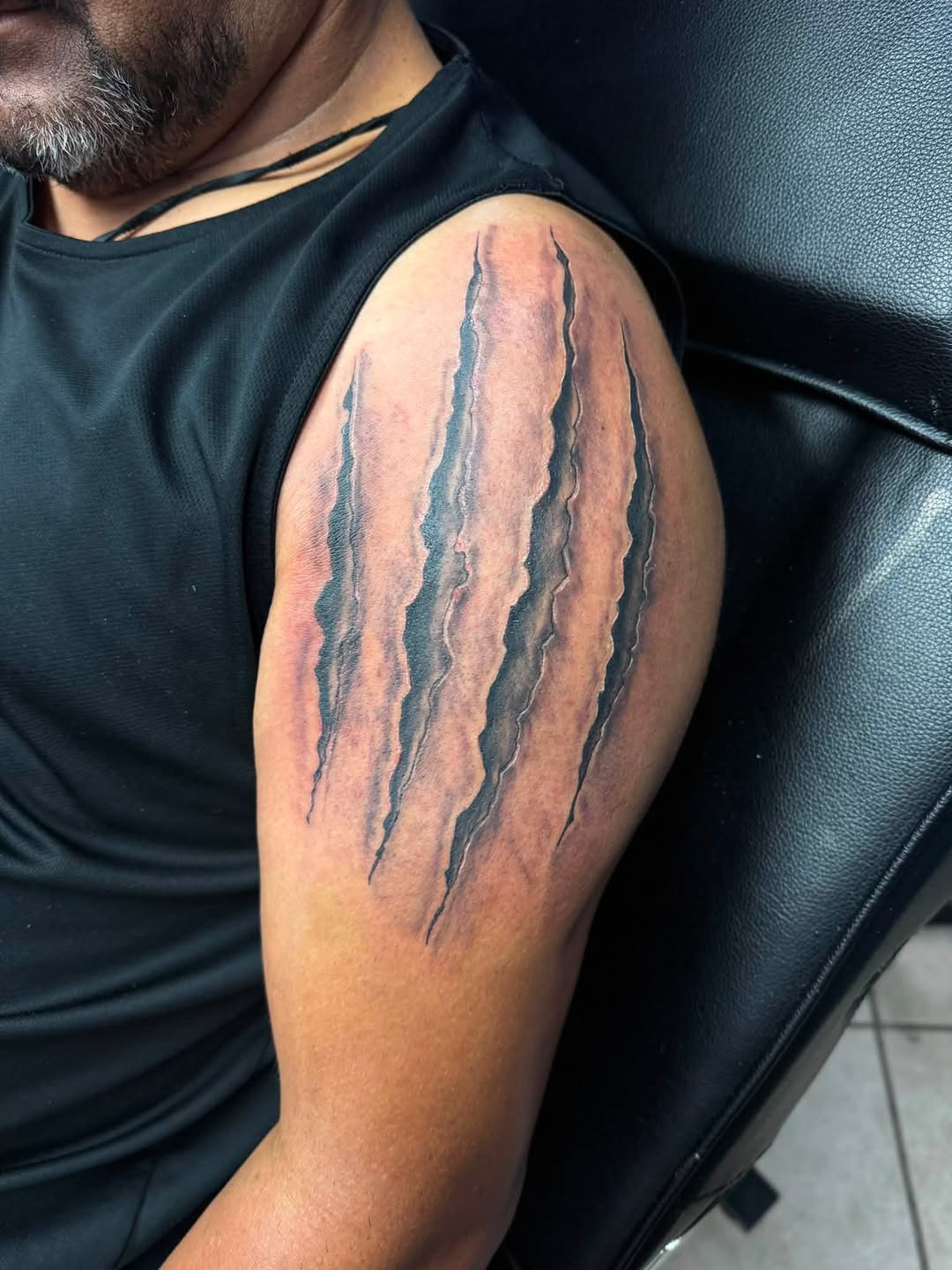 Tattoo by @mralextattoos — realism, black_and_grey