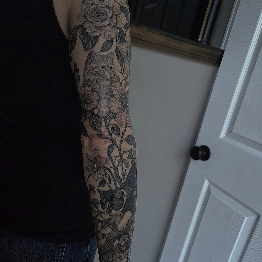 Tattoo by @kylejosephtattoo โ realism, black_and_grey