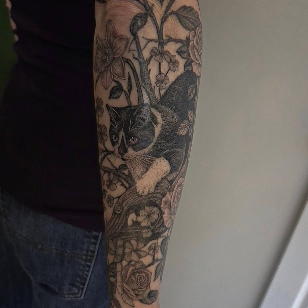 Tattoo by @kylejosephtattoo โ realism, black_and_grey