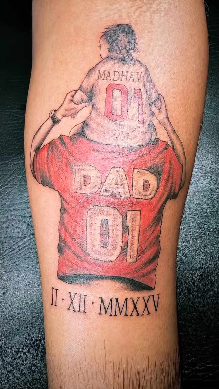Tattoo by @colinmohamed — realism, lettering_script