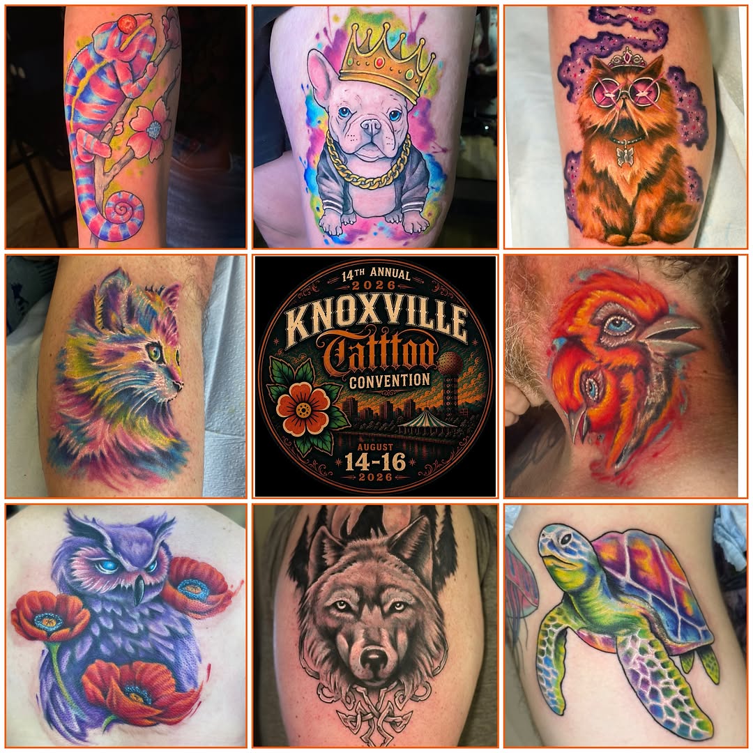 Wolf realism tattoo on the upper arm by Loki Shane DeFriece