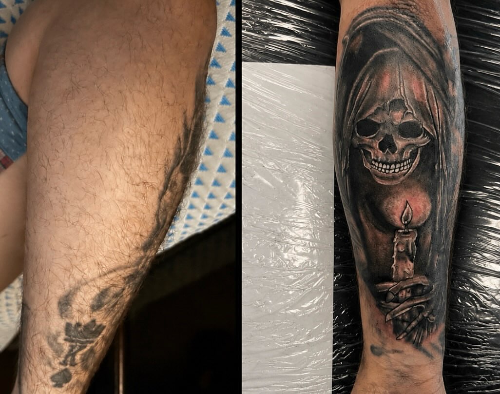 Tattoo by @dsteal03 — realism, dark_realism