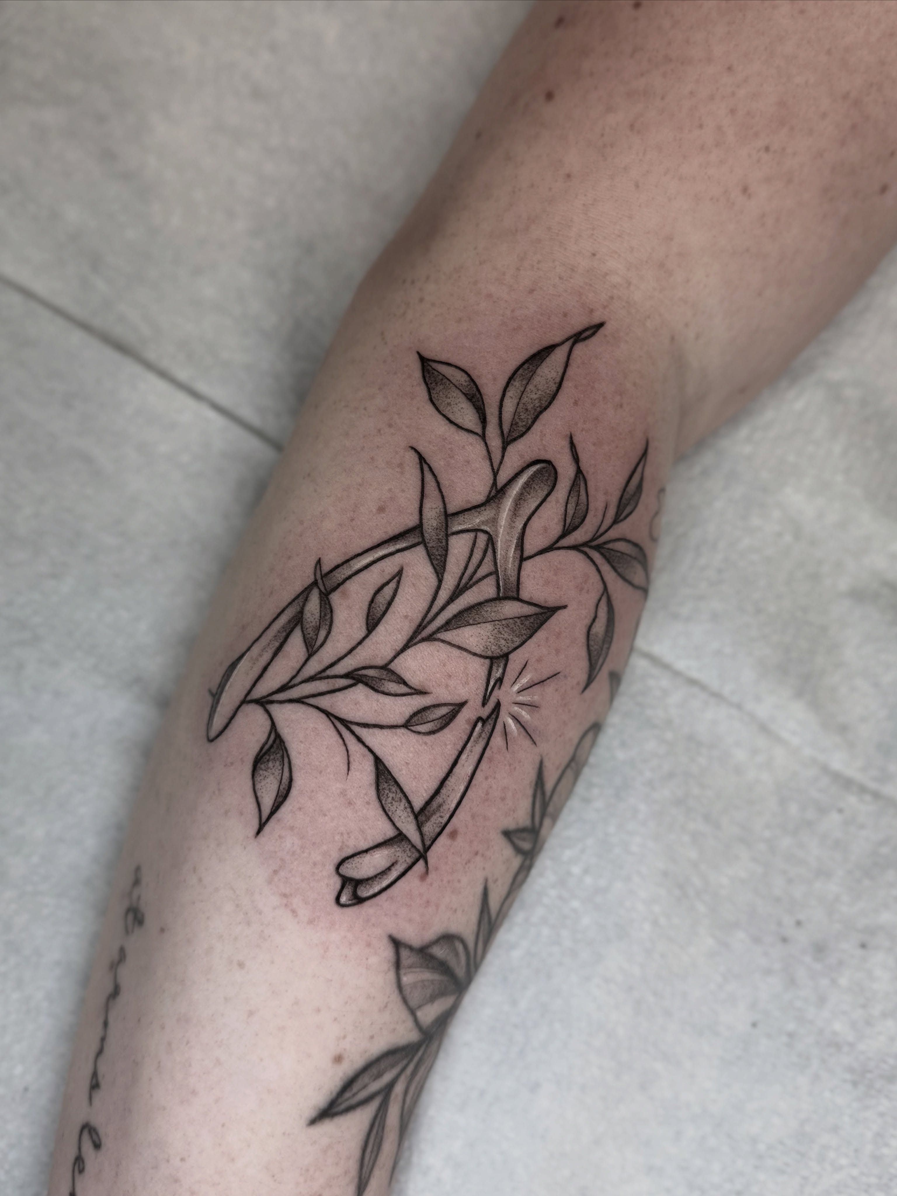 Tattoo by @kys_ink — black_and_grey