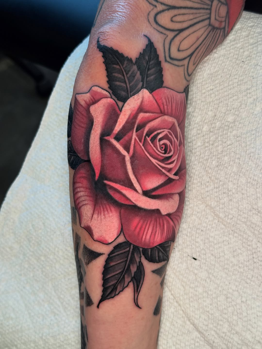 Tattoo by @braddoziertattoos — realism, black_and_grey