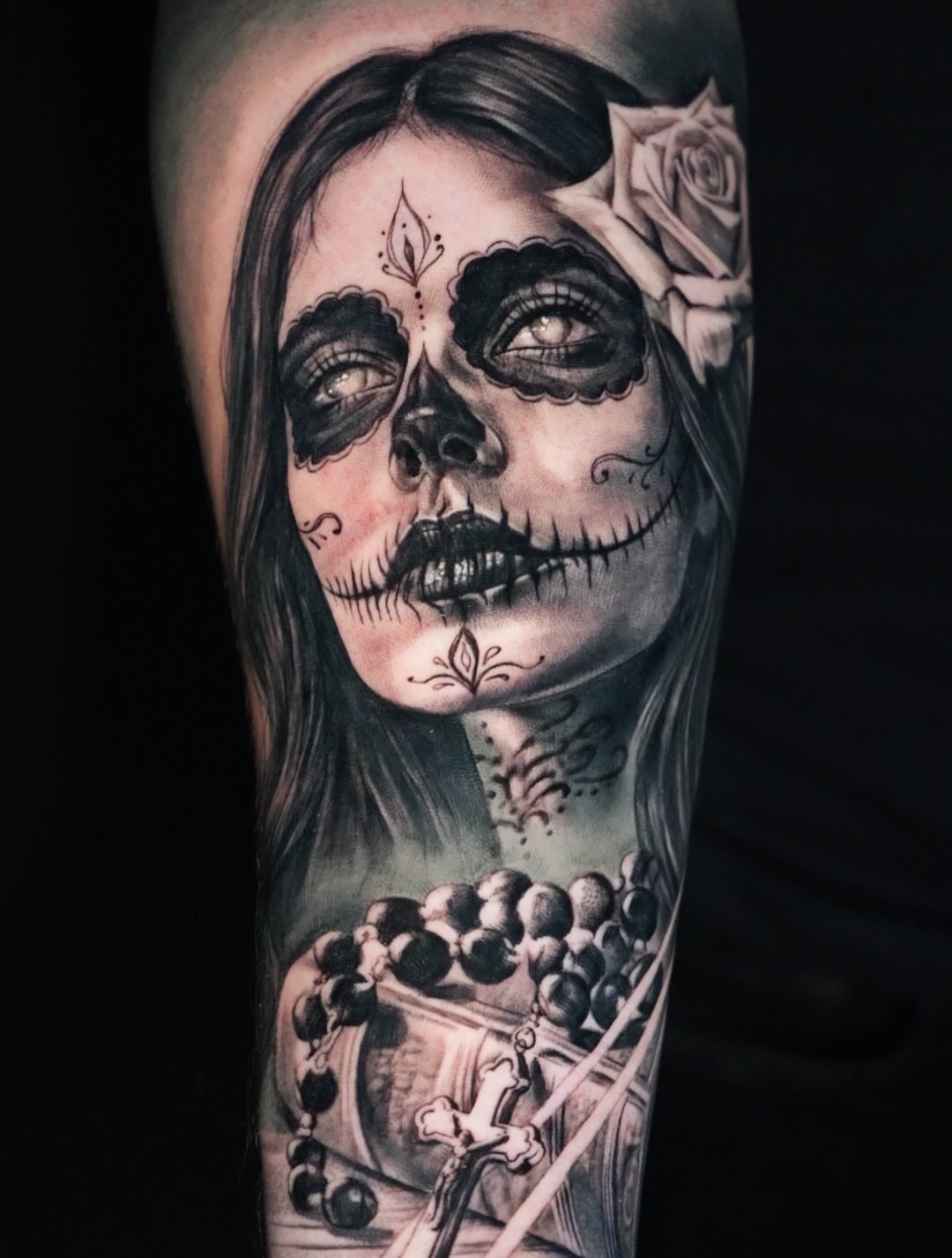 Tattoo by @tattsbyethan_ — realism, black_and_grey
