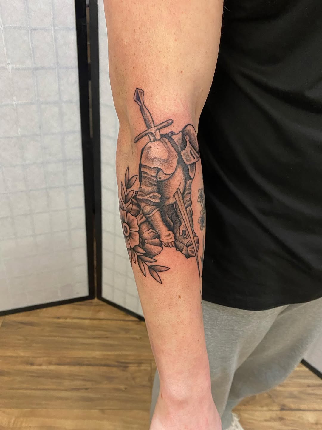 Tattoo by @tatsbyalexandra — black_and_grey, realism