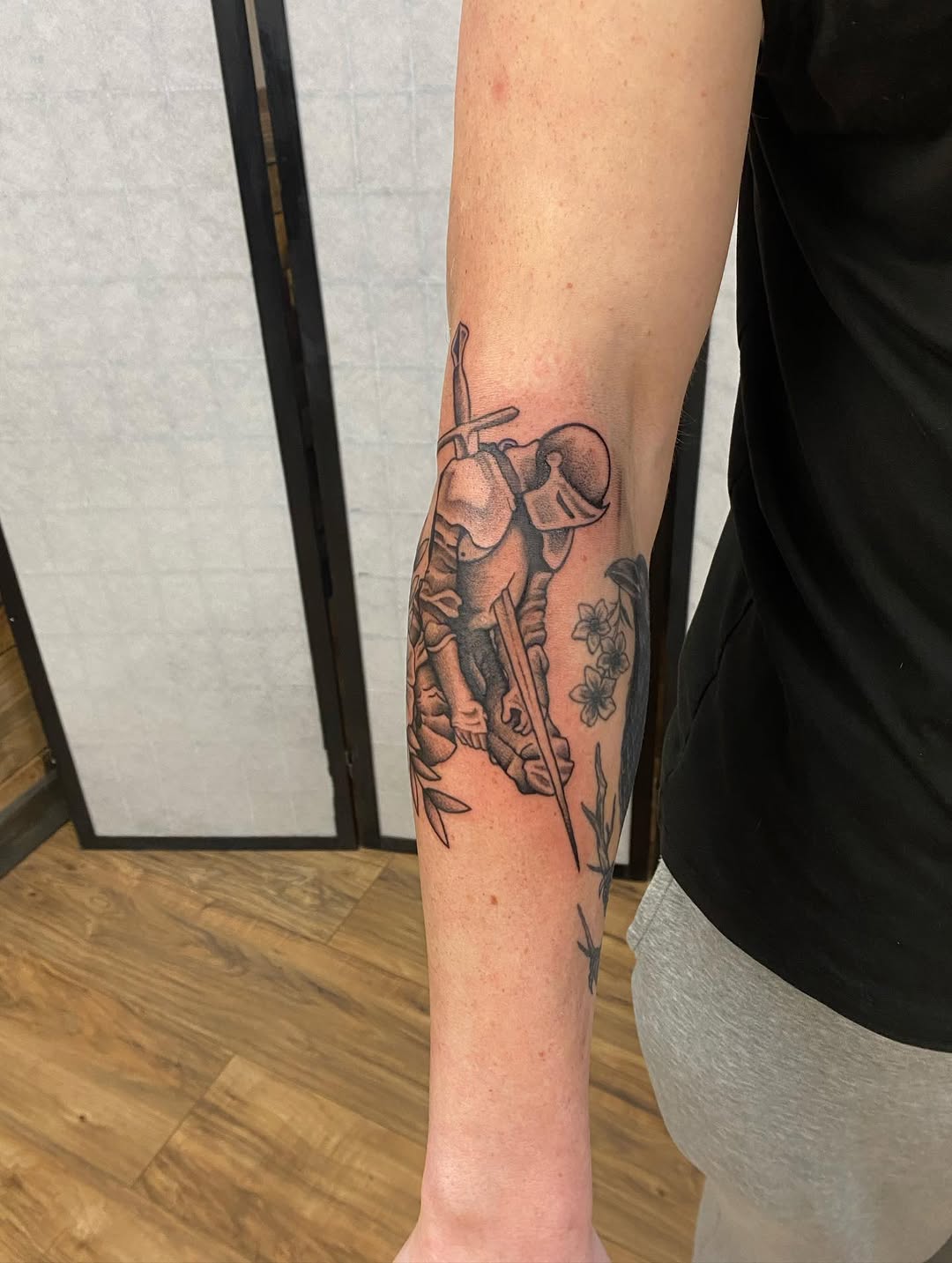 Tattoo by @tatsbyalexandra — black_and_grey, realism