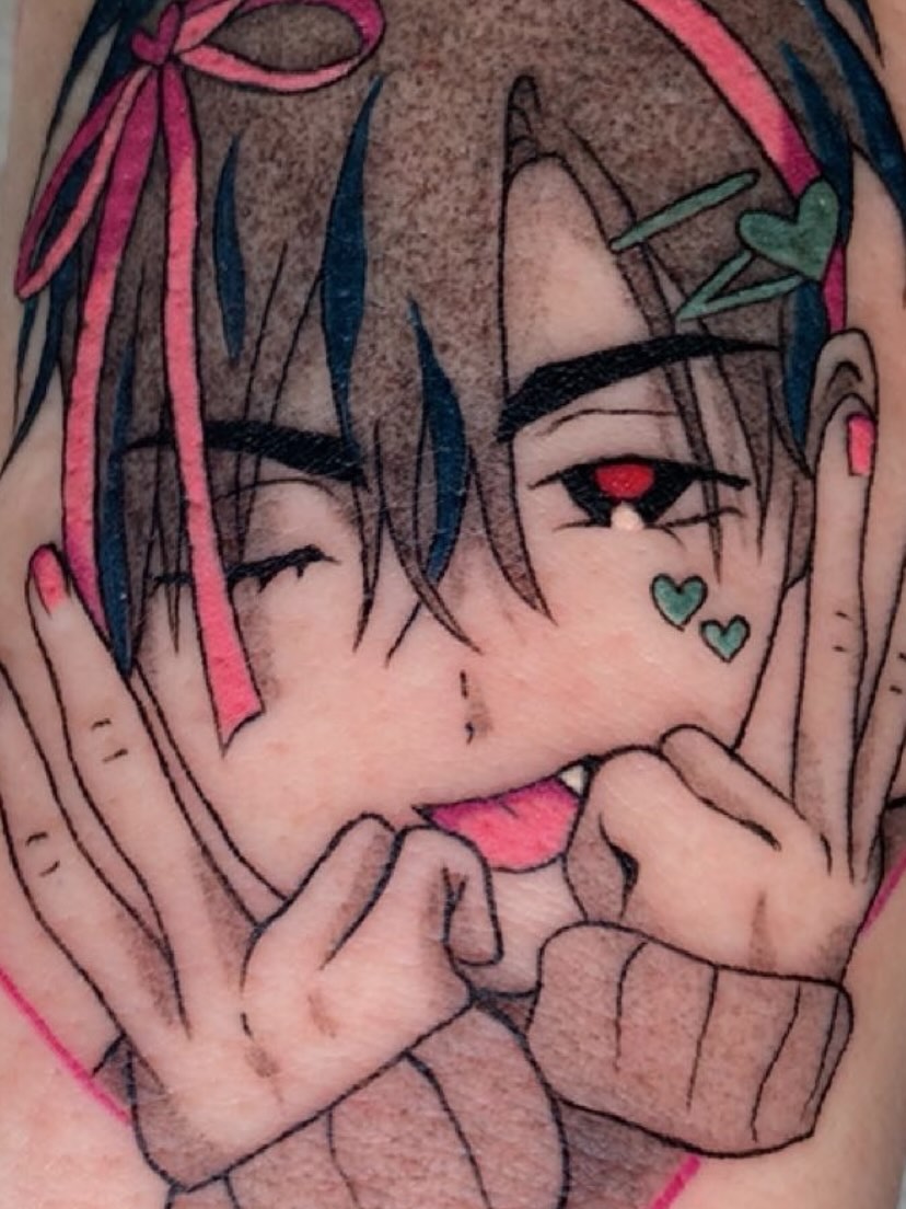 Tattoo by @maddiegtattoos — anime