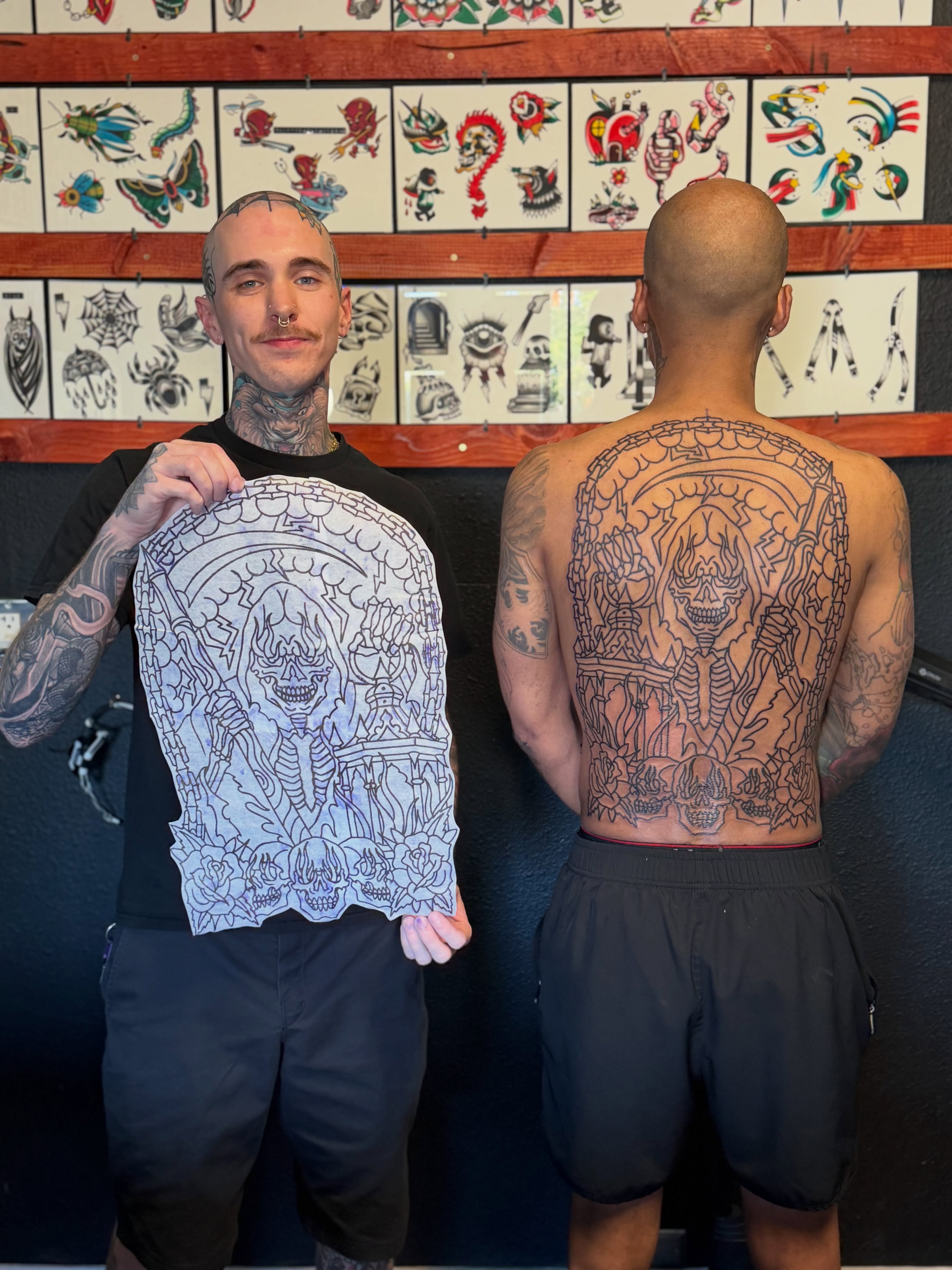 Tattoo by @behindboldlines โ american_traditional, black_and_grey