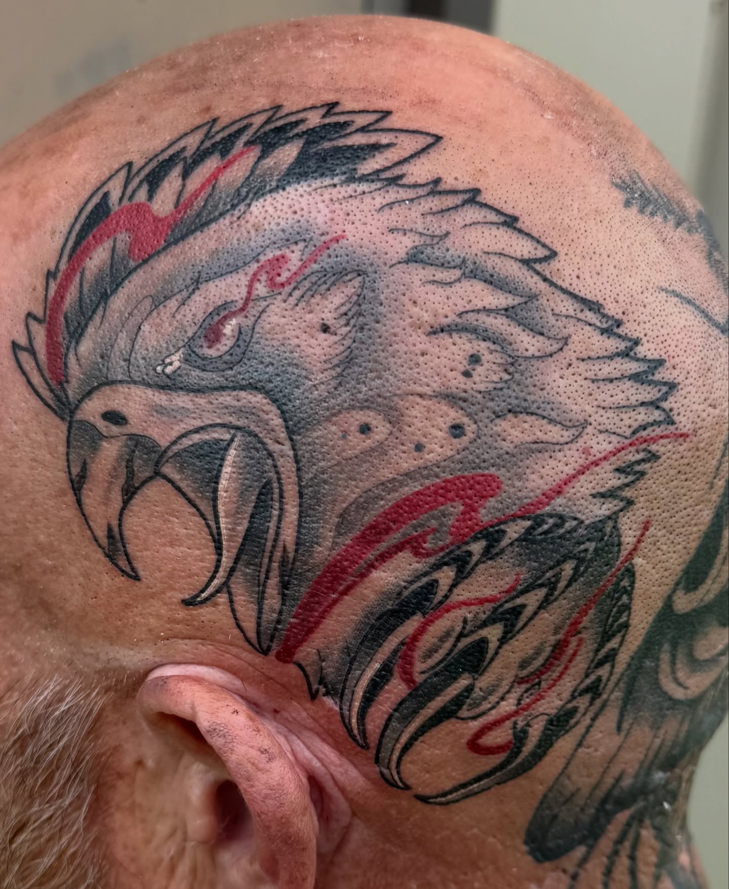 Tattoo by @lovebeavertattoo — black_and_grey, neo_traditional