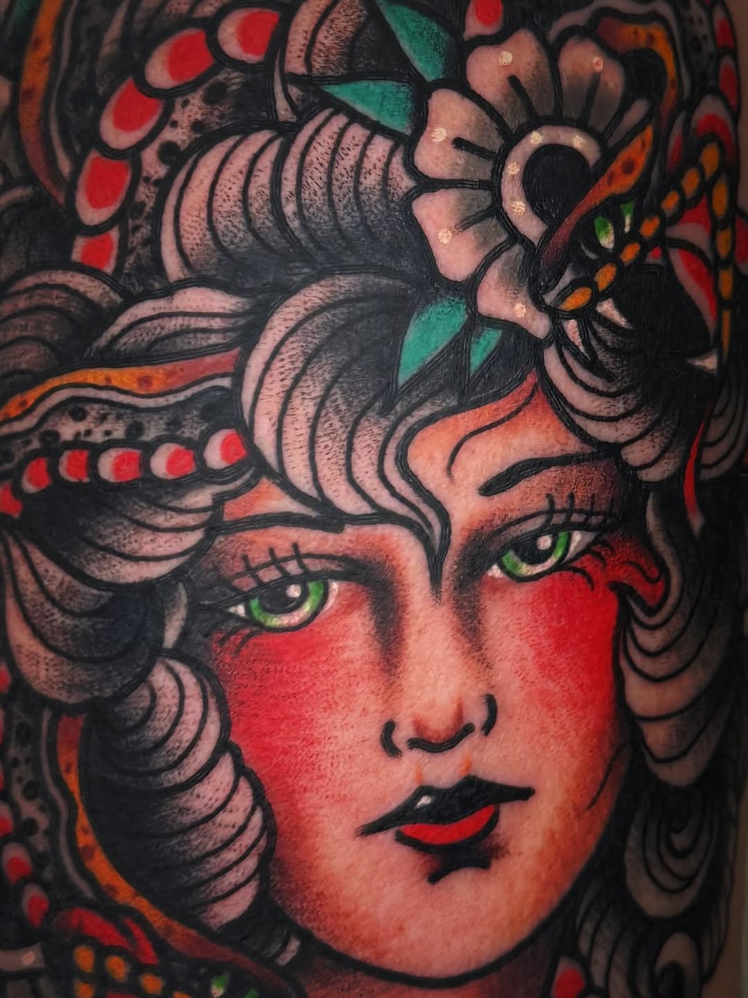 Tattoo by @mikey_ratt — american_traditional, neo_traditional