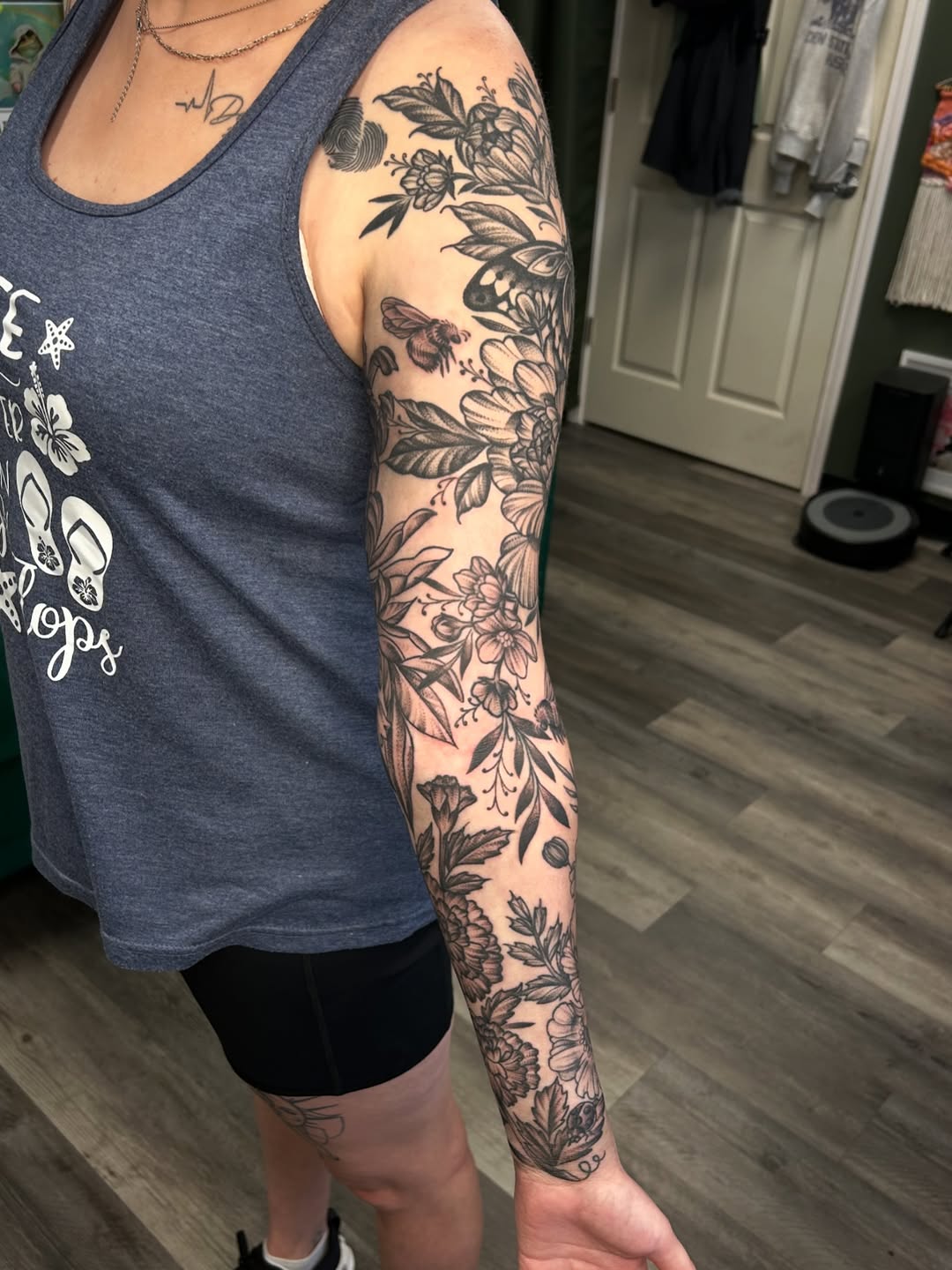 Tattoo by @audberry_tattoo — black_and_grey, realism