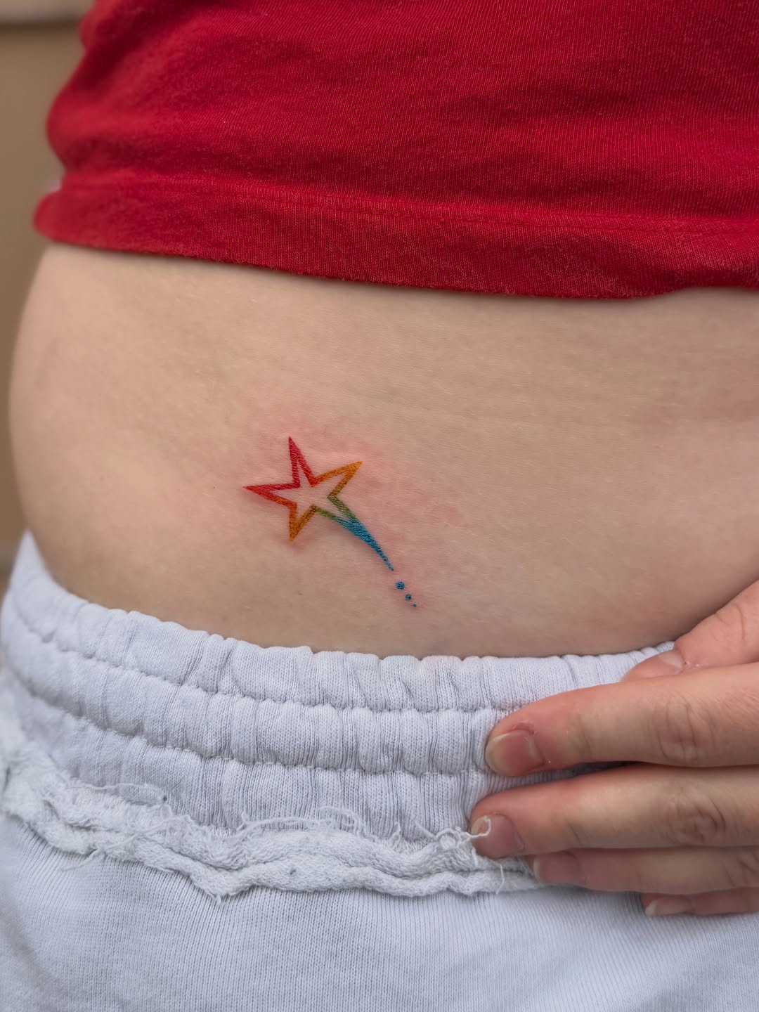 Shooting star tattoo by Jocelyne ♡