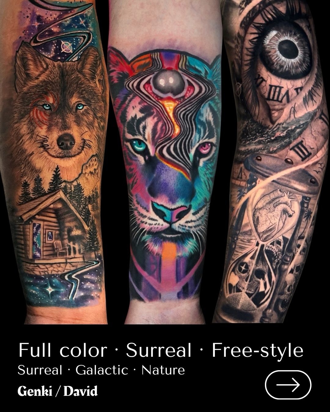 Tattoo by @sumsumtattoos — surrealism