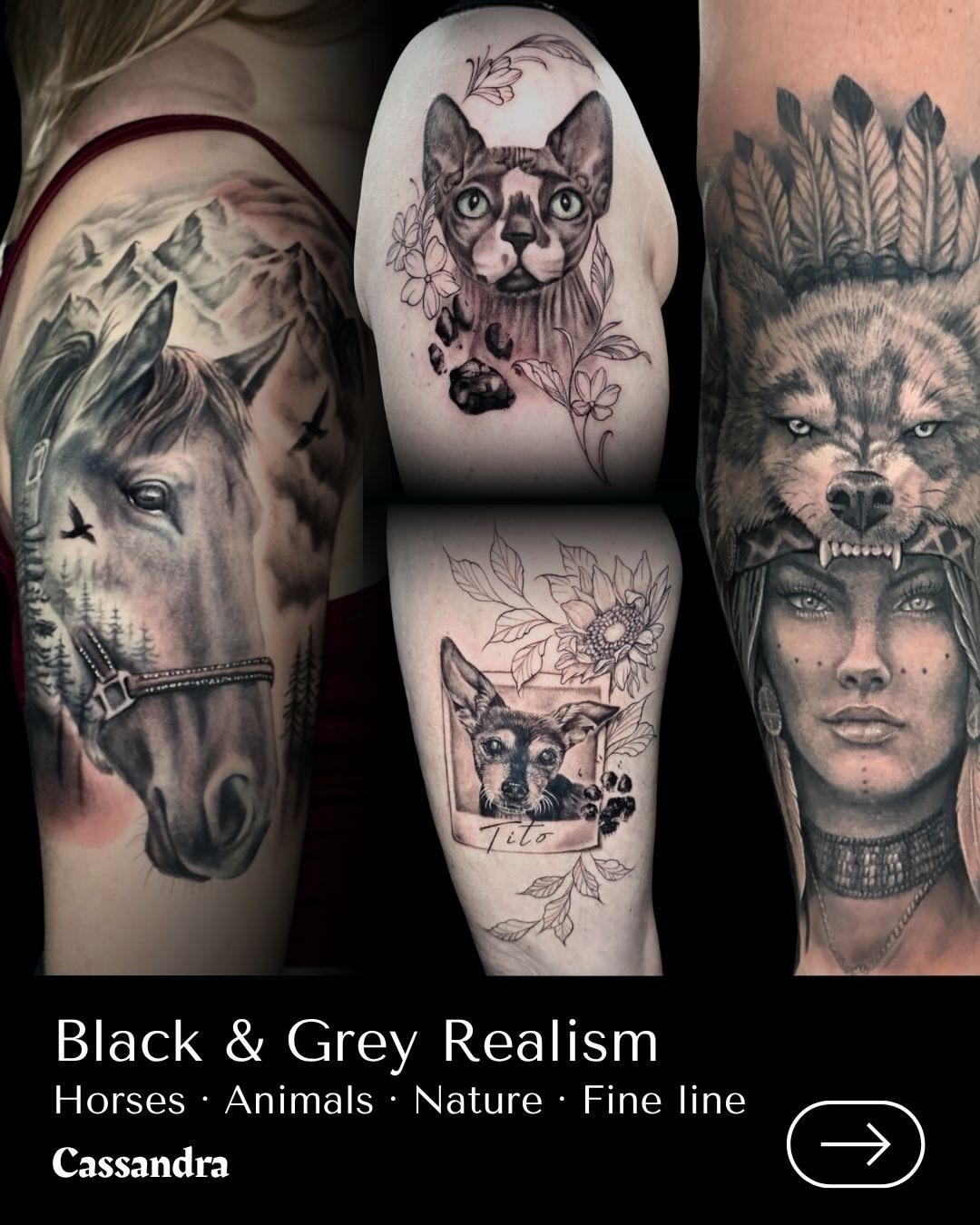 Tattoo by @sumsumtattoos — black_and_grey, realism