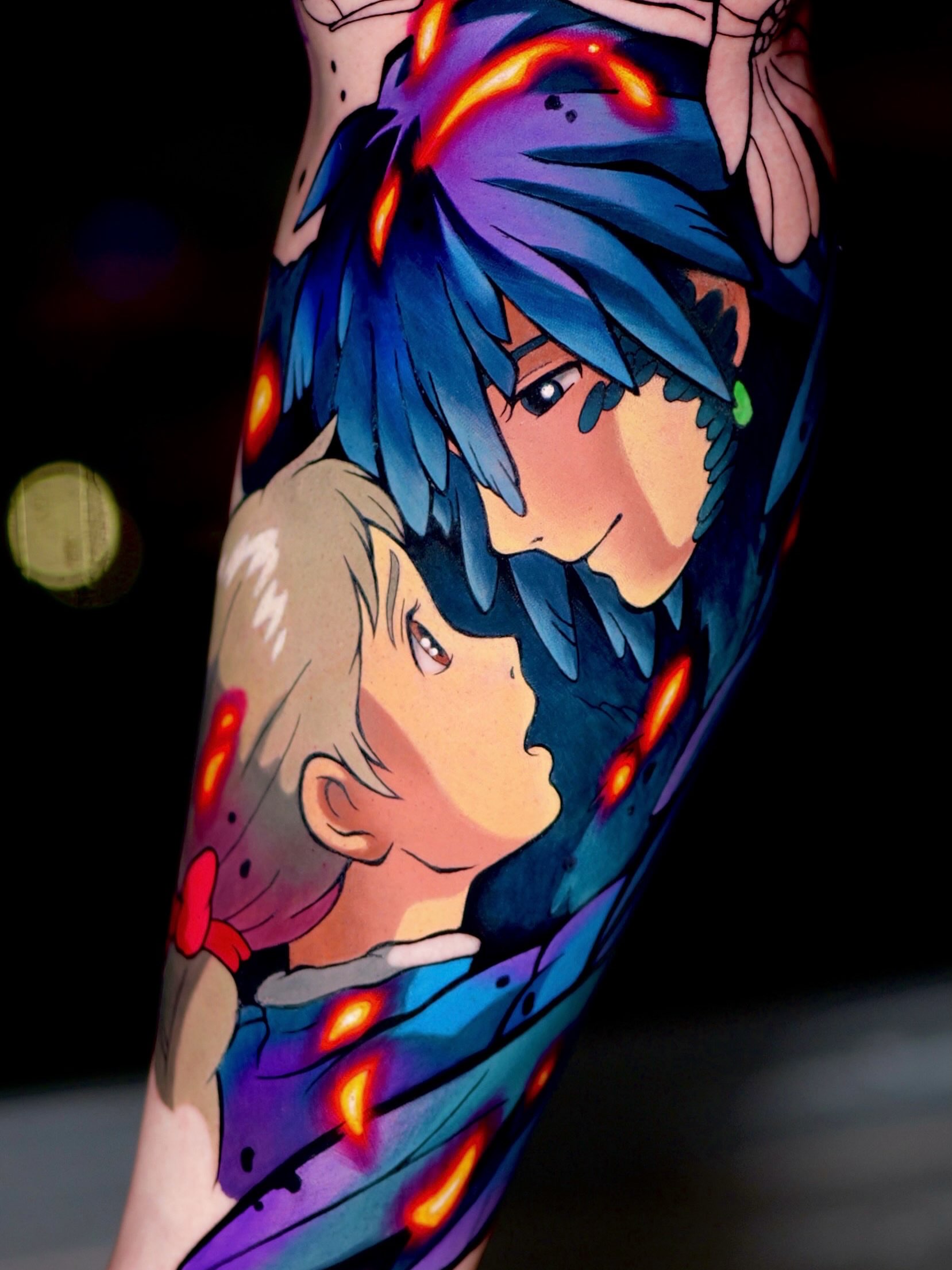 Tattoo by @ale.rivz — anime